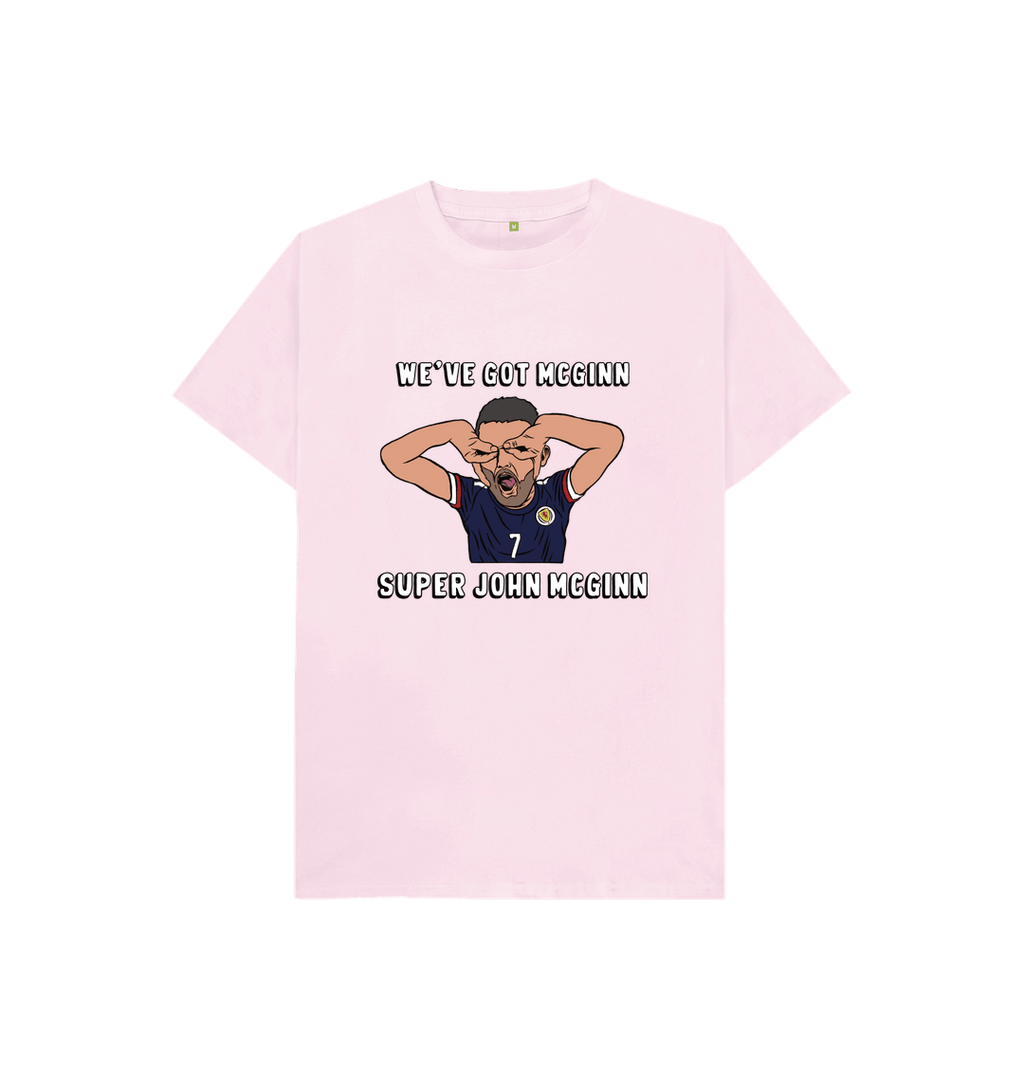 Pink Super John McGinn Euro 2024 T-shirt Scotland