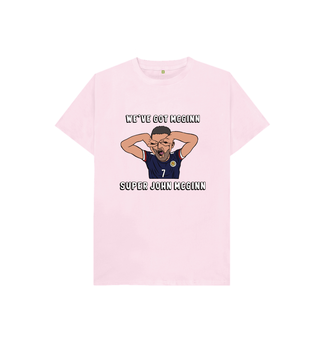 Pink Super John McGinn Euro 2024 T-shirt Scotland