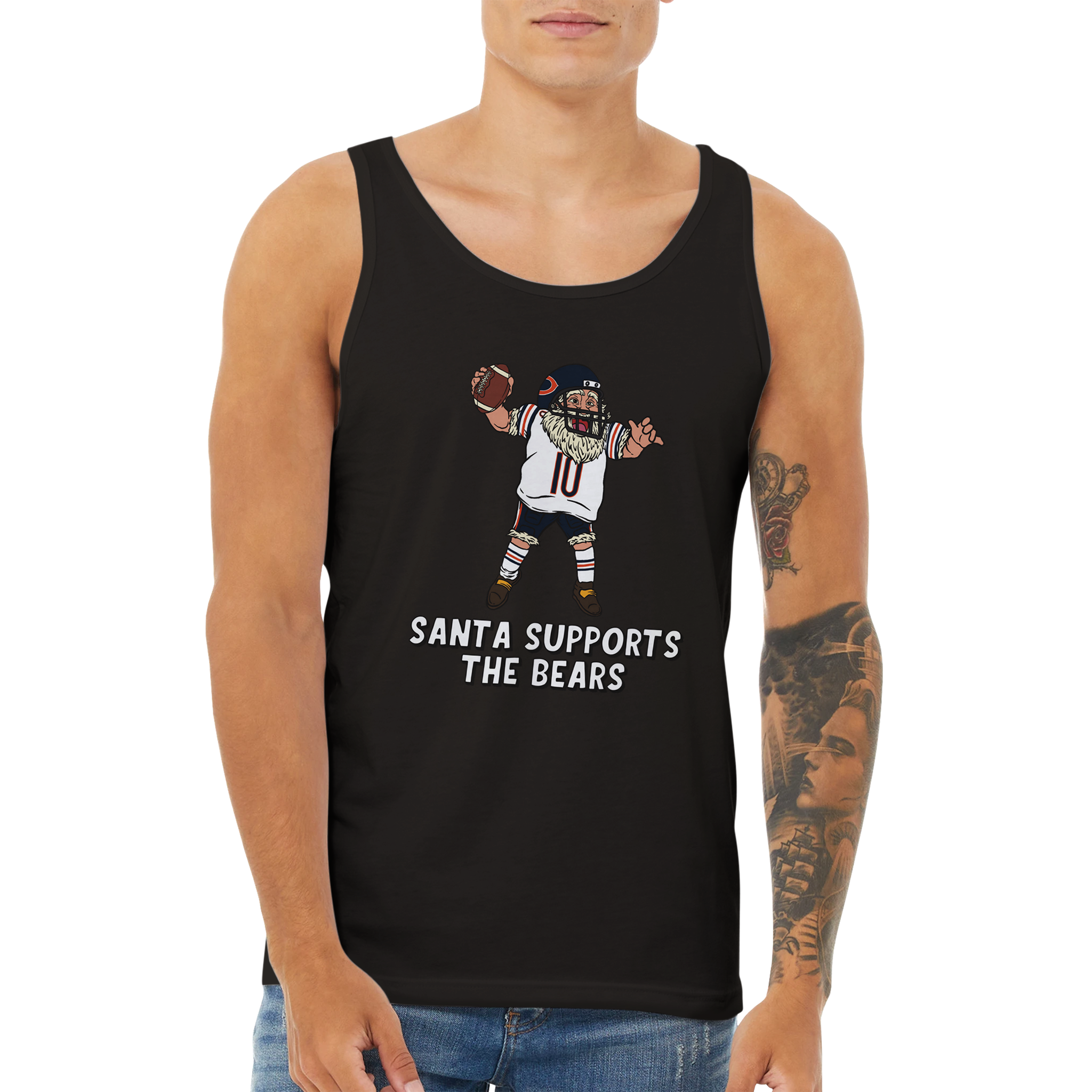 Chicago Bears Unisex Santa Tank Top