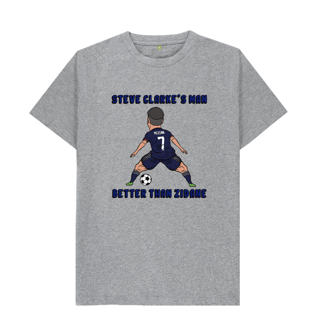 Athletic Grey Printed T-shirt Front