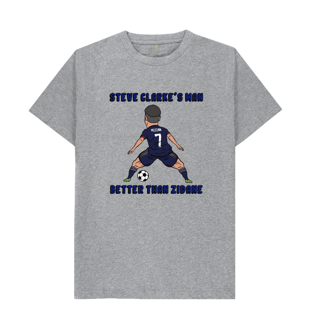 Athletic Grey Printed T-shirt Front