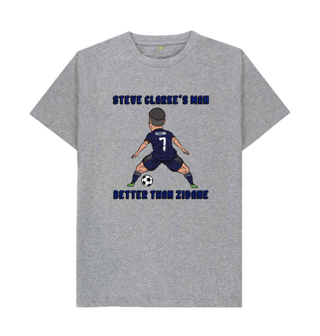 Athletic Grey Scotland Euro 2024 John McGinn Men's T-shirt