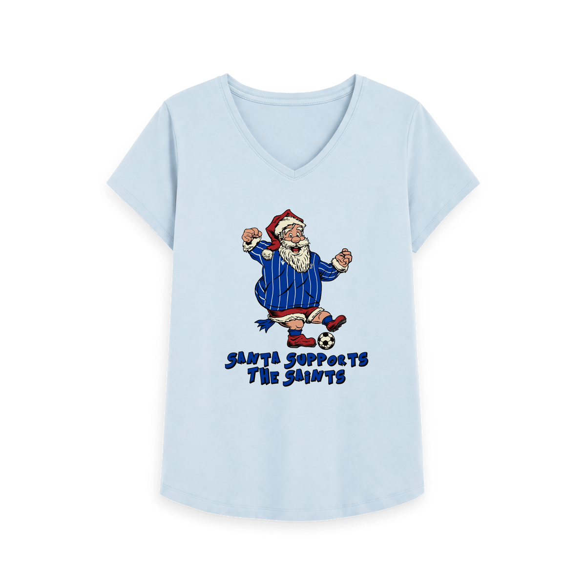 Sky Blue Printed T-shirt Front