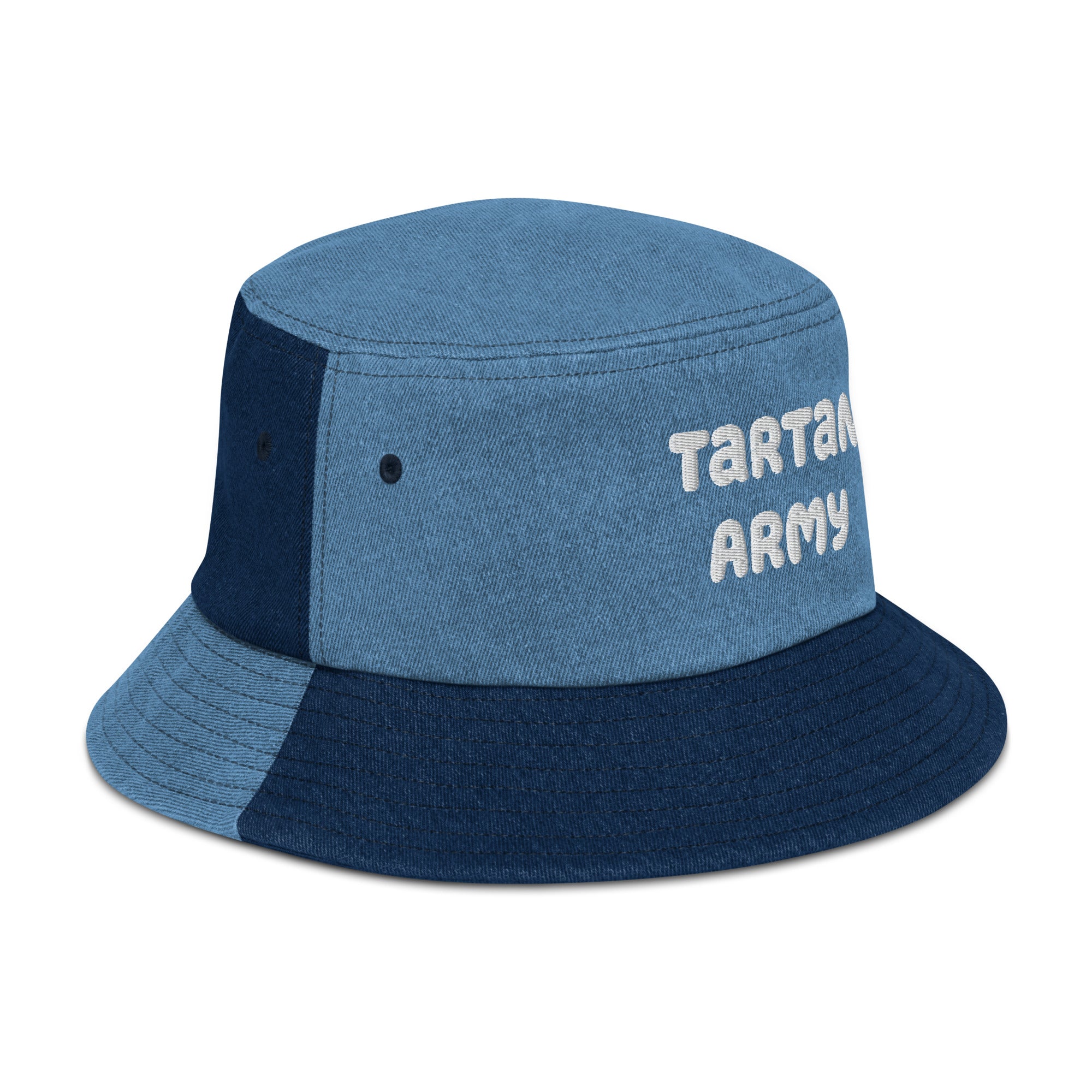Tartan Army Denim bucket hat
