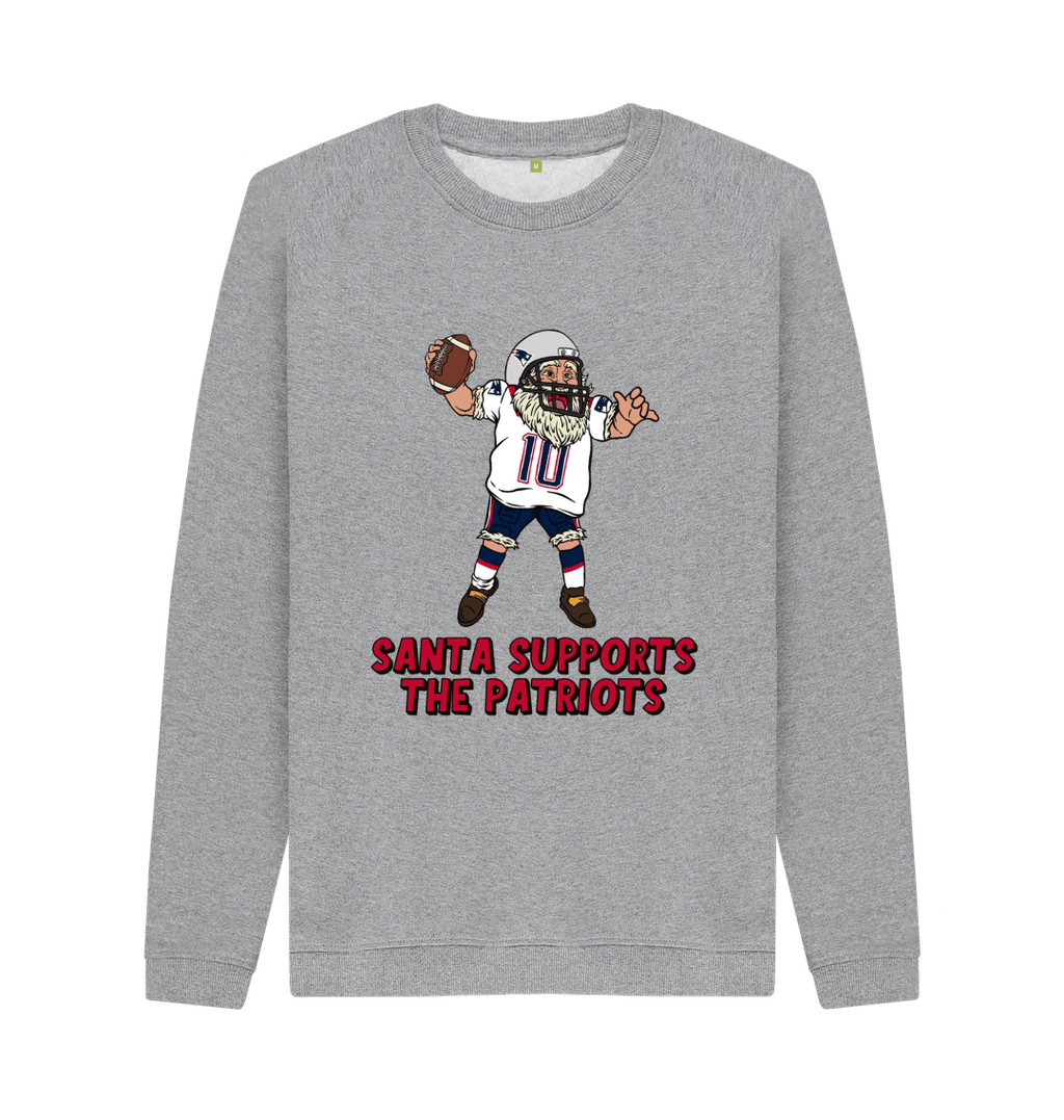 Light Heather Printed Sweater Front