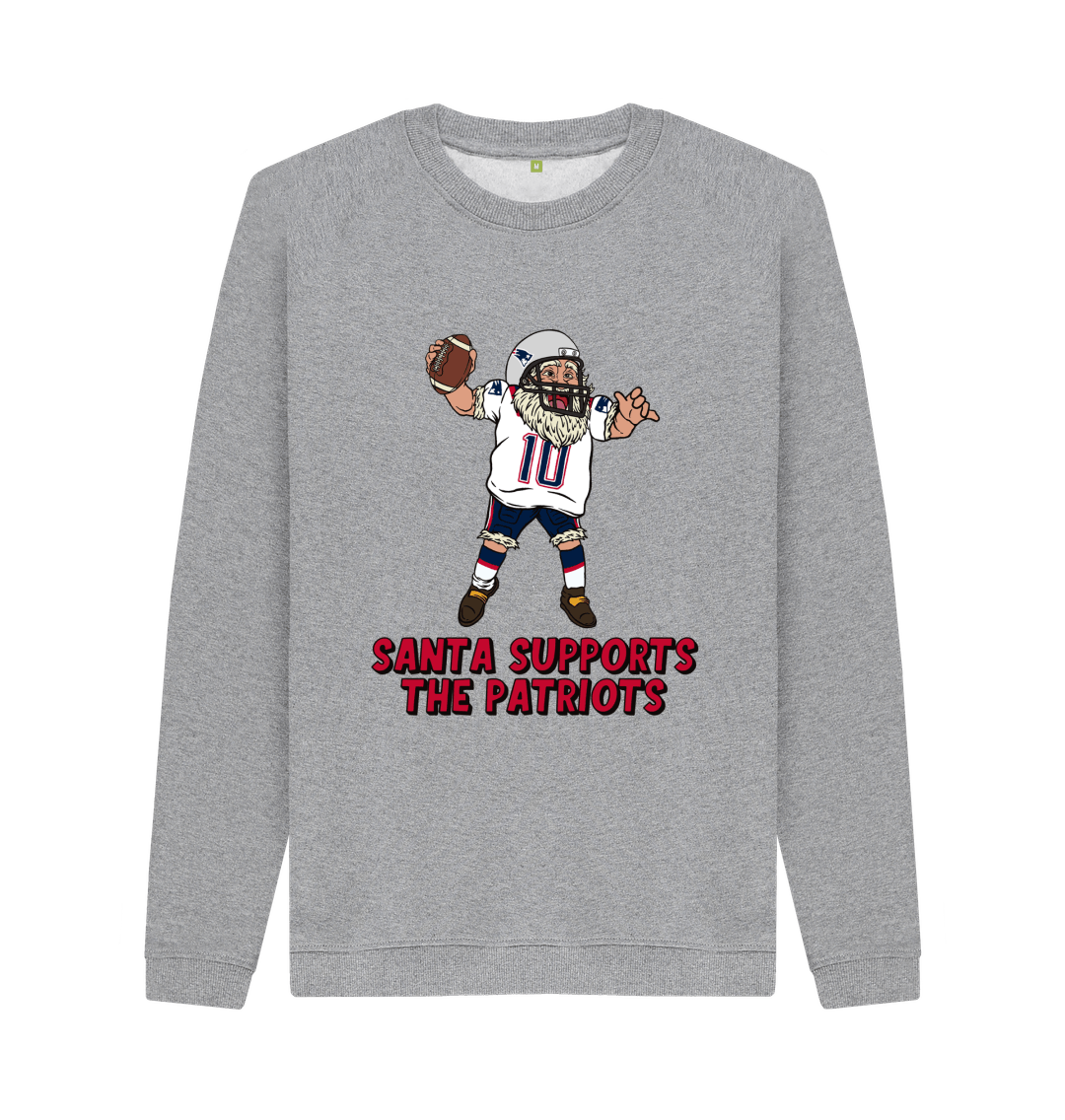 Light Heather Printed Sweater Front
