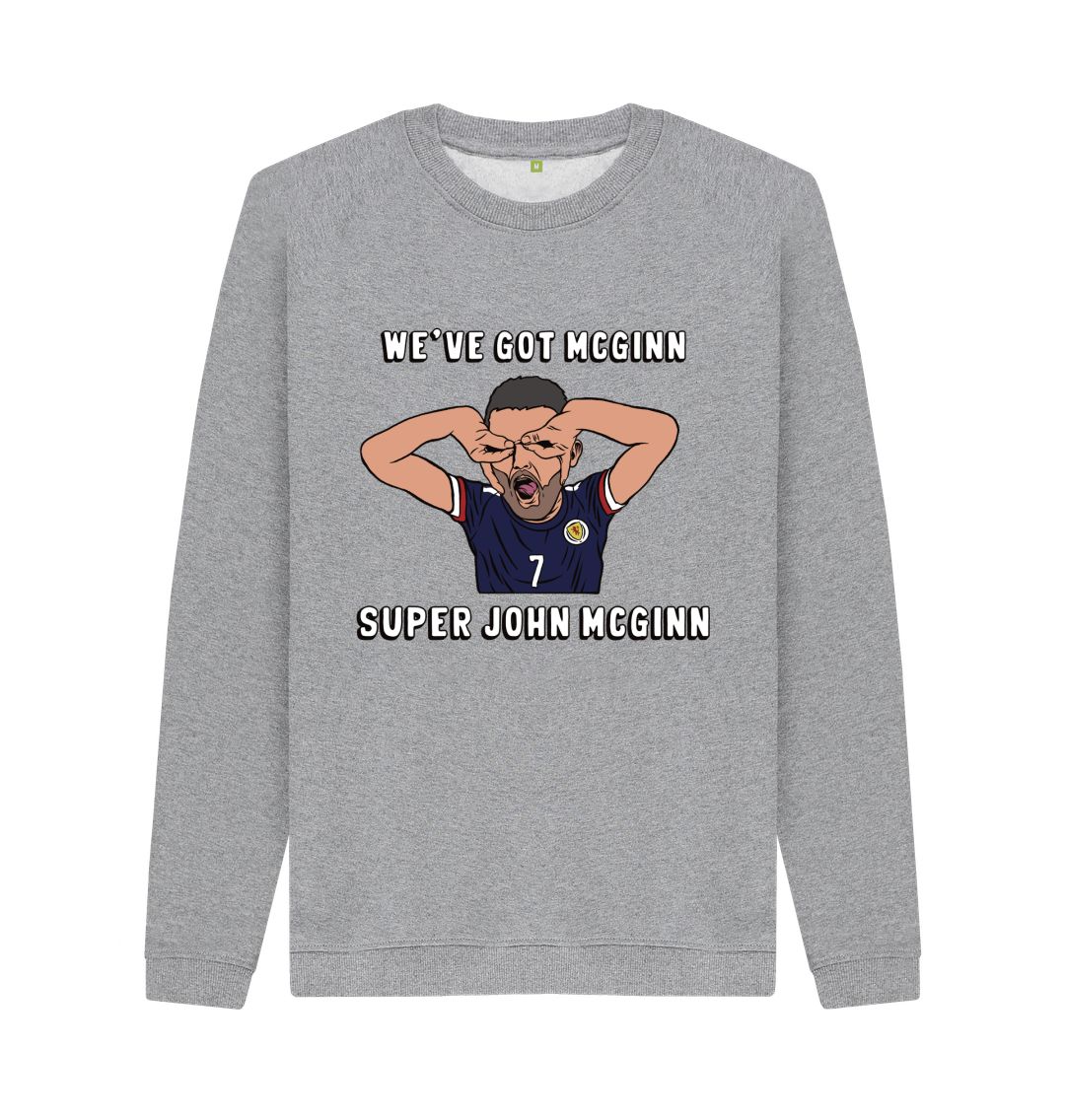 Light Heather Super John McGinn Euro 2024 Jumper