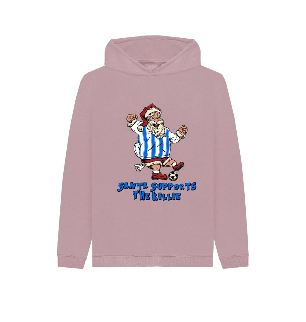 Mauve Kilmarnock Kids Santa Hoody