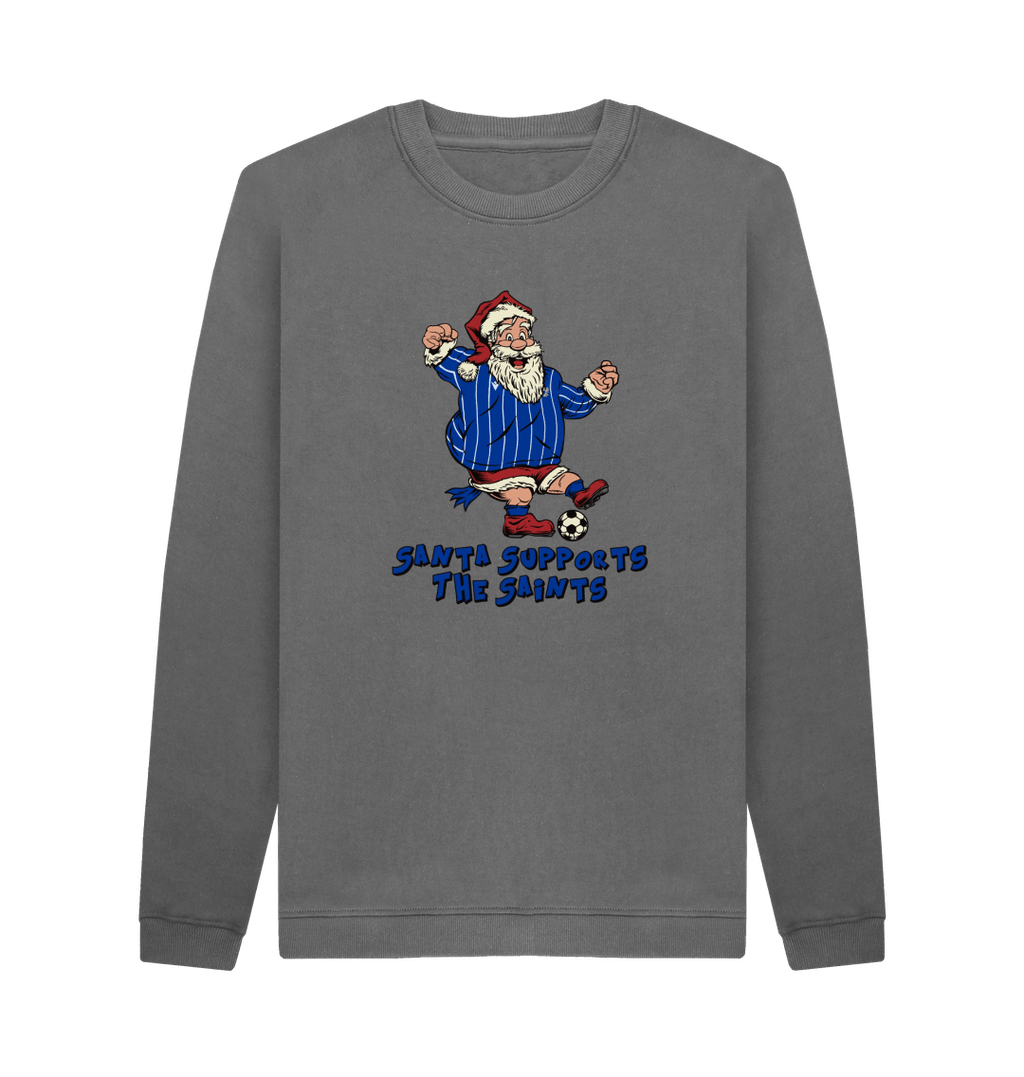 Slate Grey Printed Sweater Front