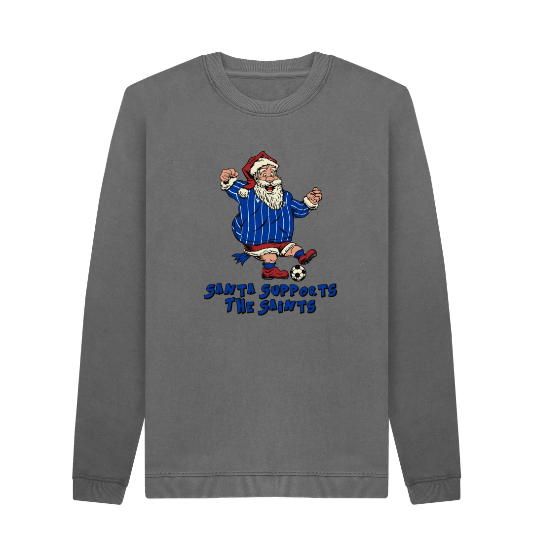 Slate Grey Printed Sweater Front