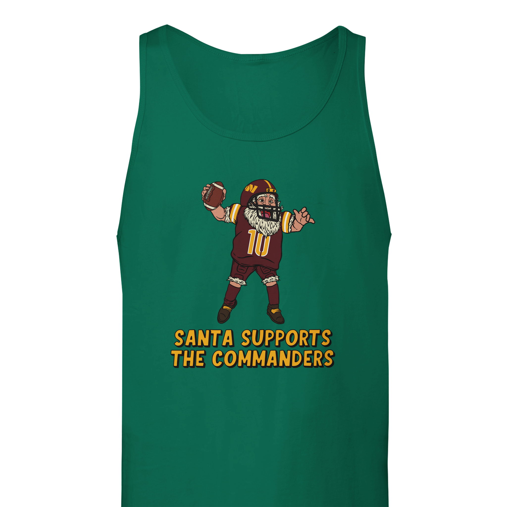 Washington Commanders Unisex Santa Tank Top