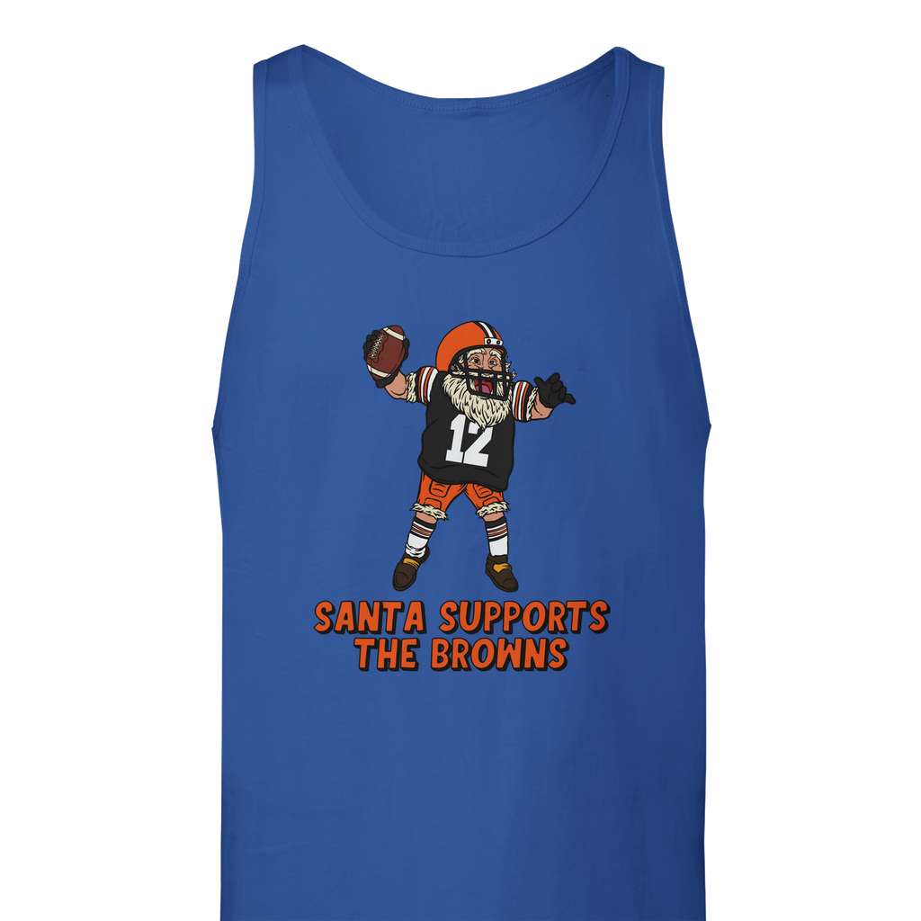 Cleveland Browns Unisex Santa Tank Top