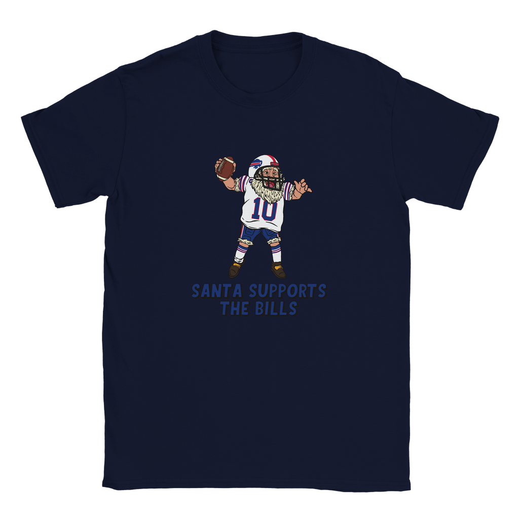 Buffalo Bills Kids Crewneck Santa T-shirt