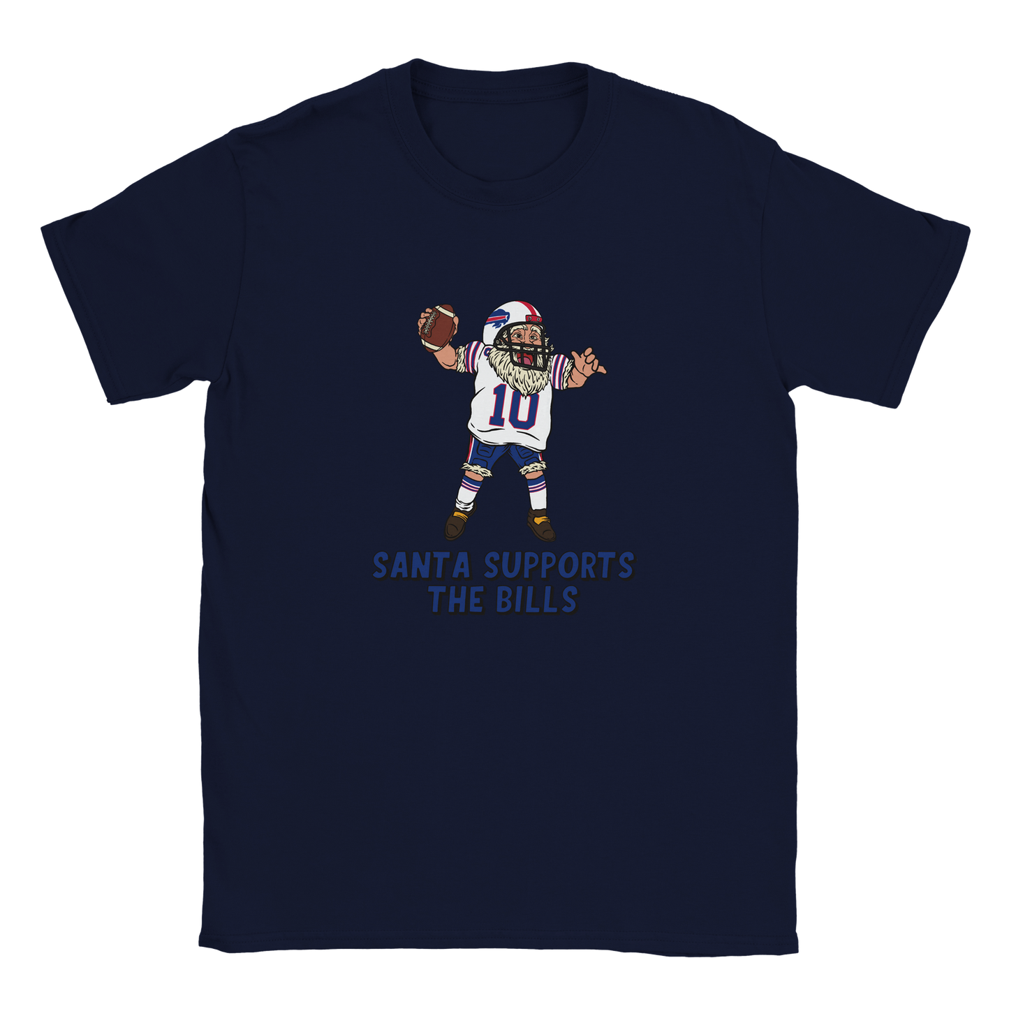 Buffalo Bills Kids Crewneck Santa T-shirt
