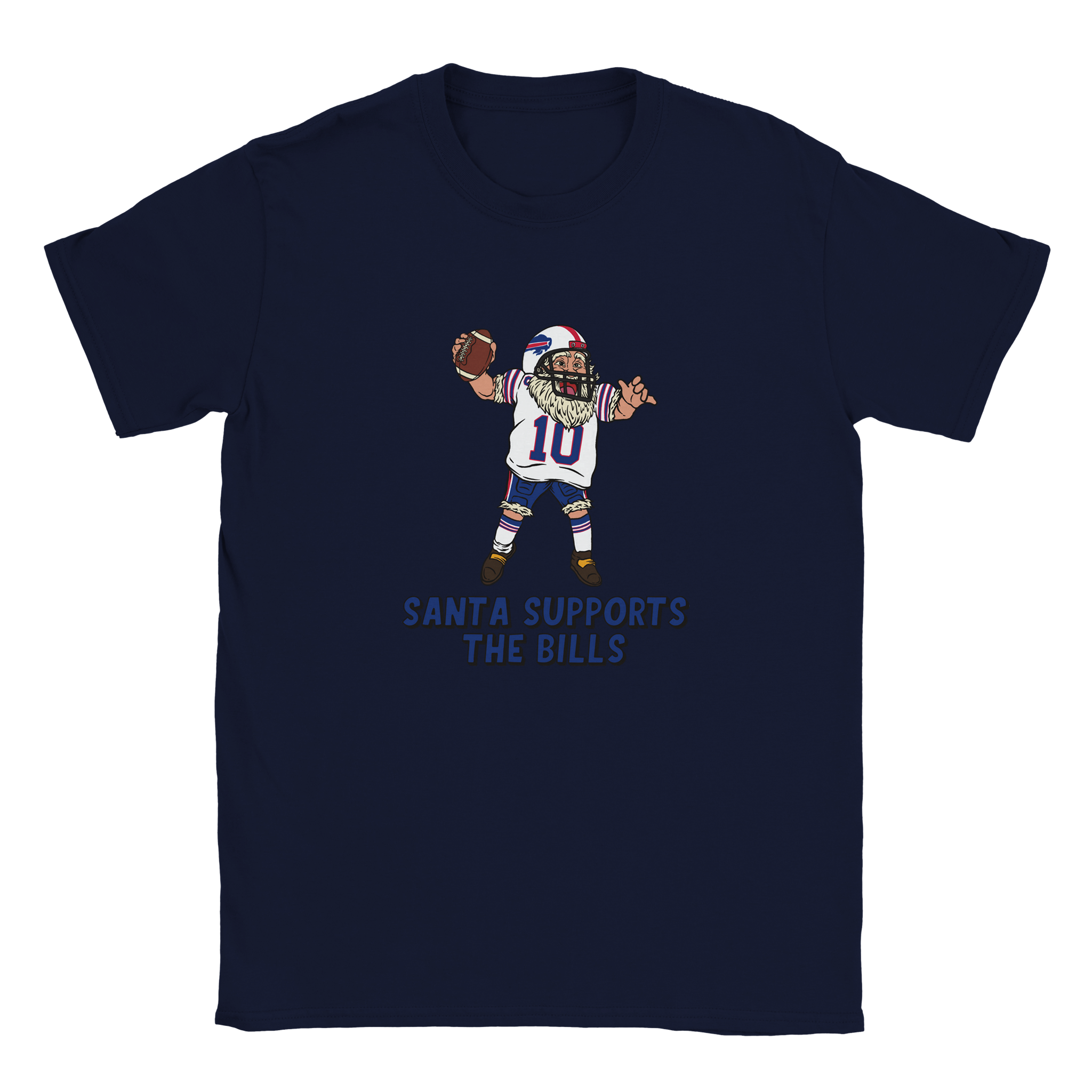Buffalo Bills Kids Crewneck Santa T-shirt
