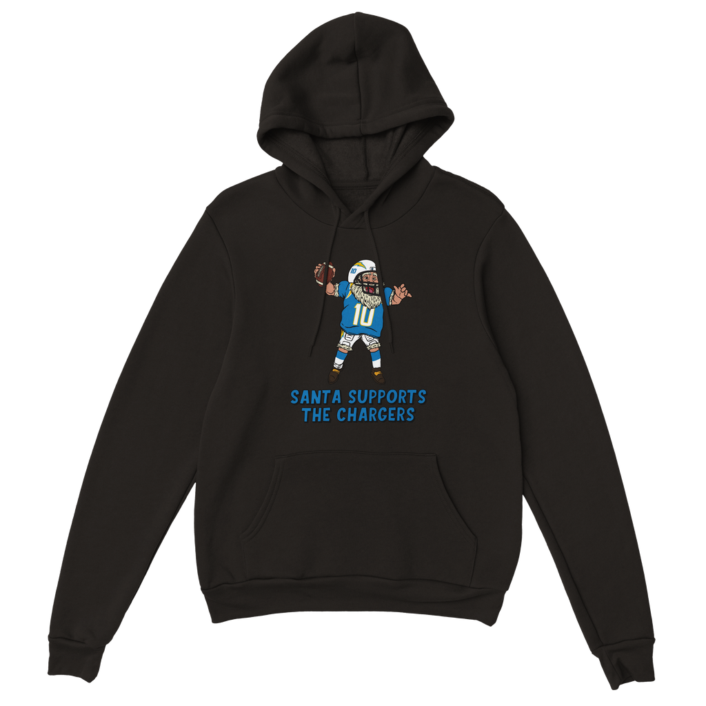 Los Angeles Chargers Unisex Pullover Santa Hoodie