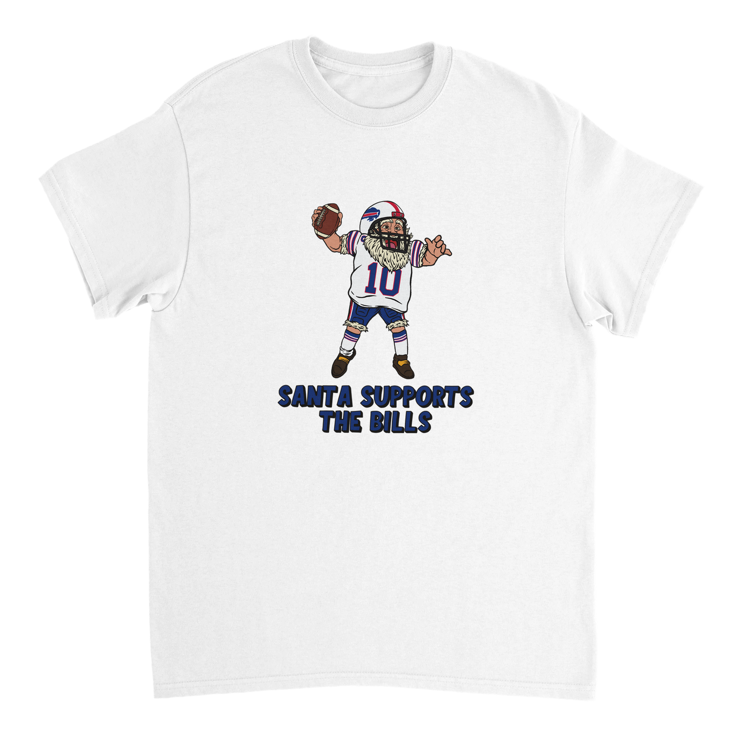 Buffalo Bills Unisex Crewneck Santa T-shirt