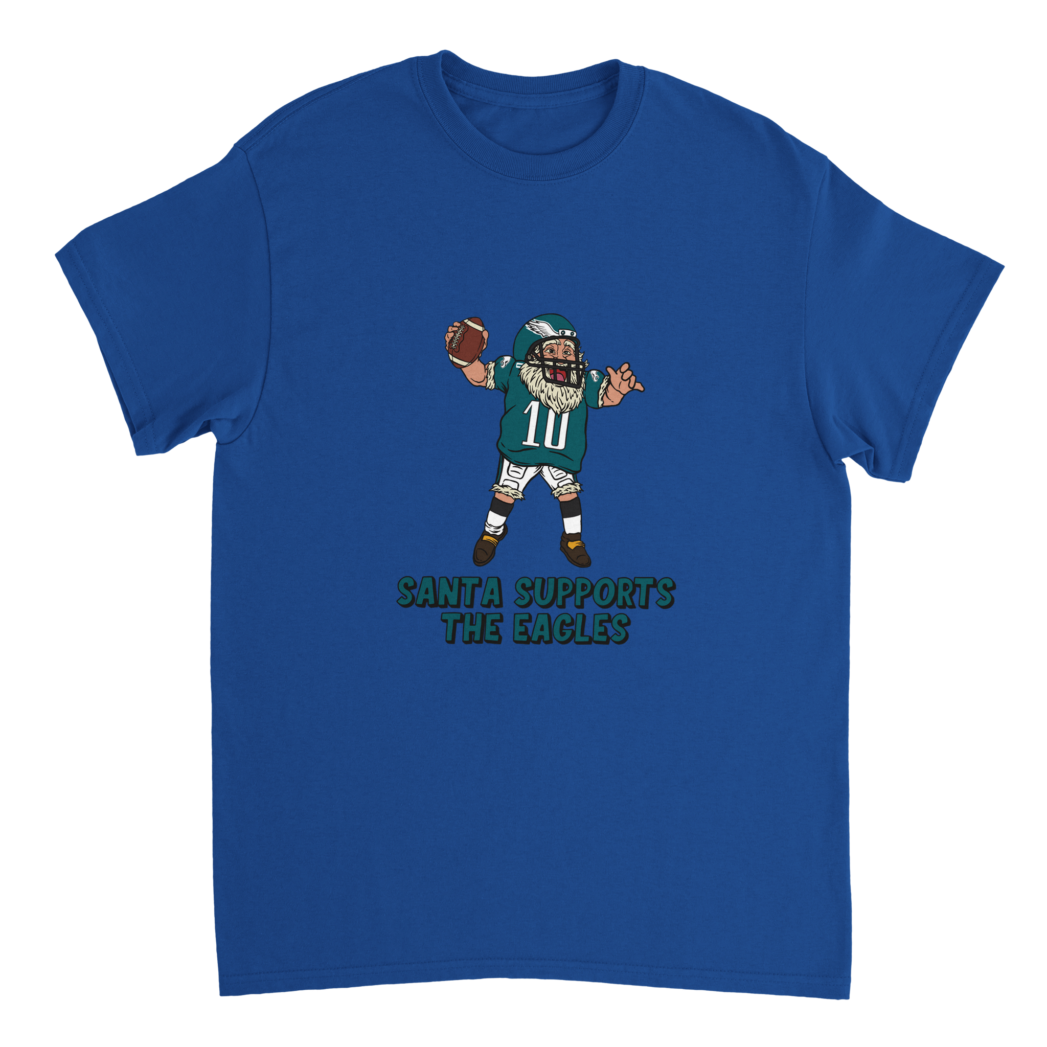 Philadelphia Eagles Unisex Crewneck Santa T-shirt
