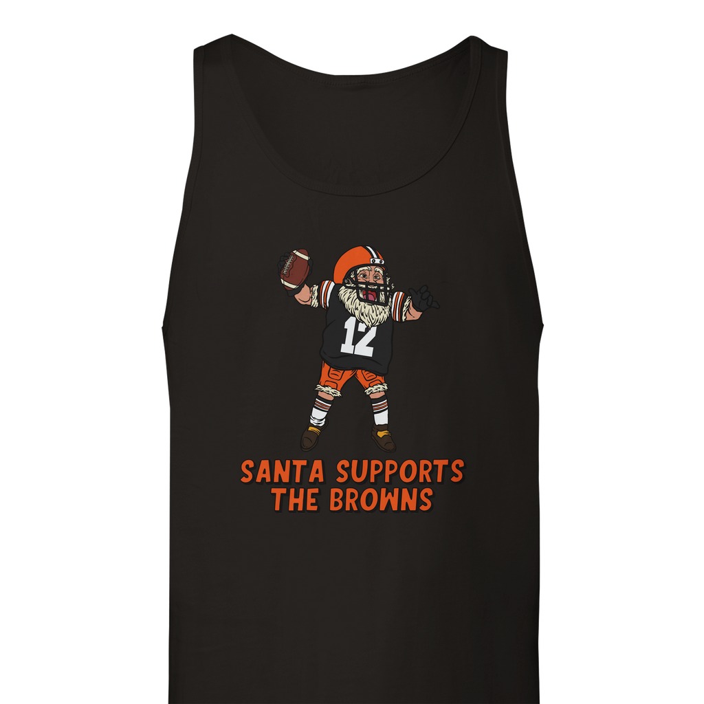 Cleveland Browns Unisex Santa Tank Top