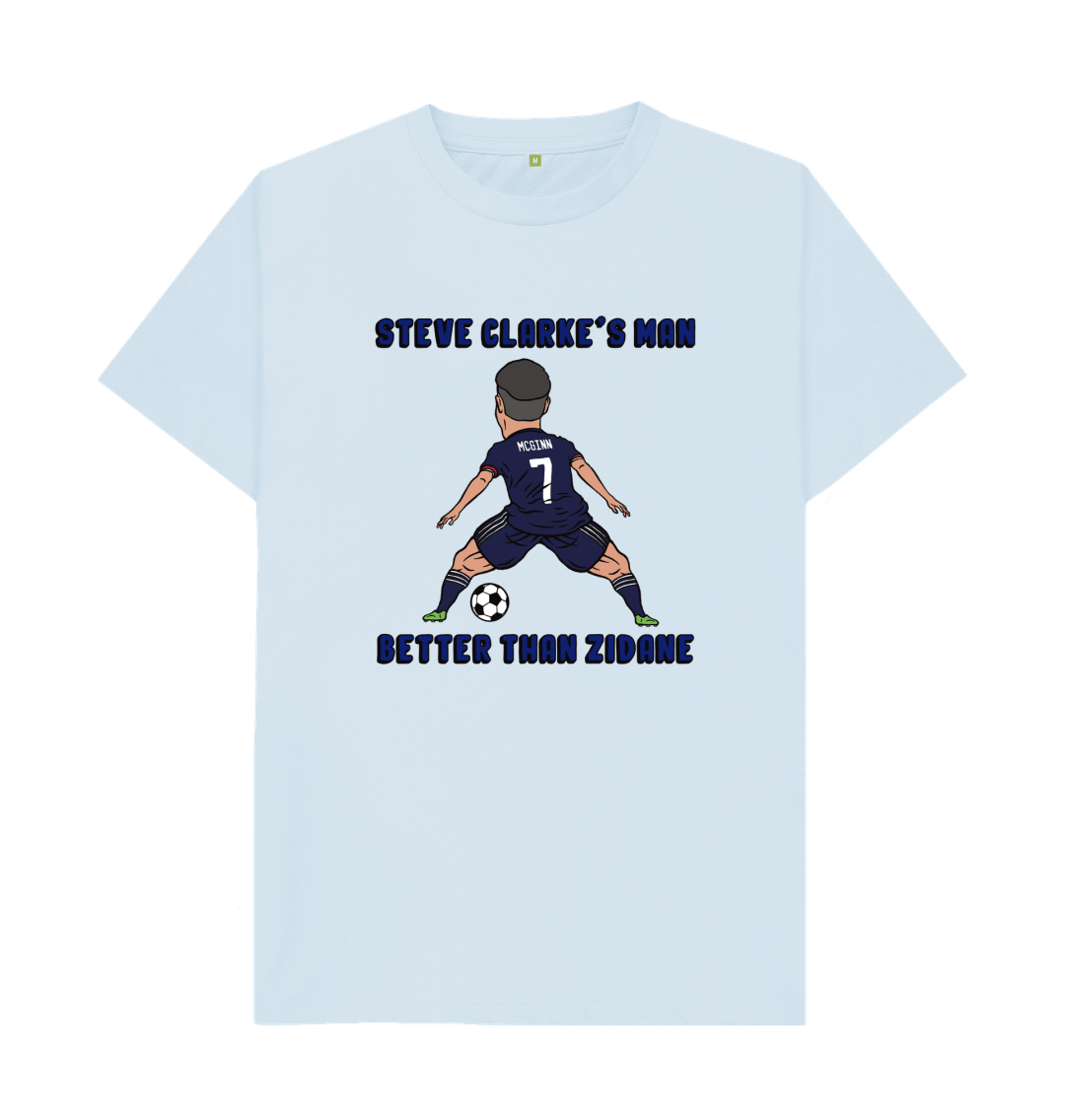 Sky Blue Printed T-shirt Front