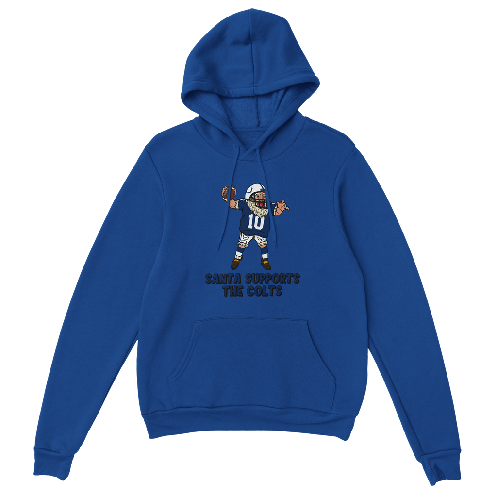 Indianapolis Colts Unisex Pullover Santa Hoodie