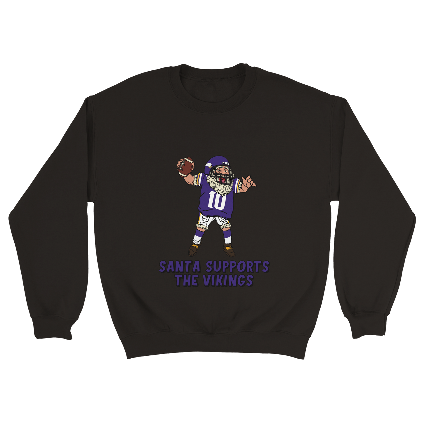 Minnesota Vikings Unisex Crewneck Santa Sweatshirt