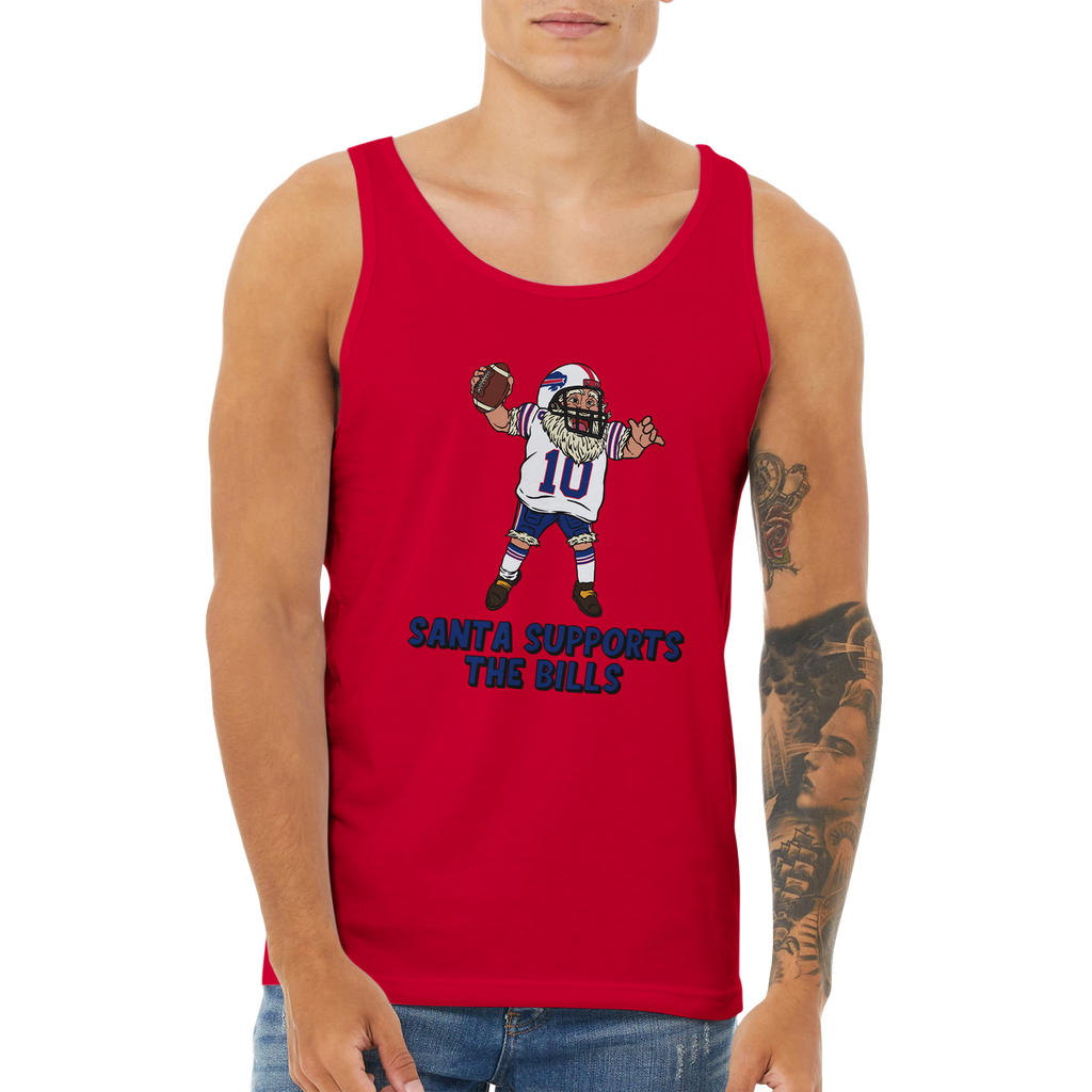 Buffalo Bills Unisex Santa Tank Top