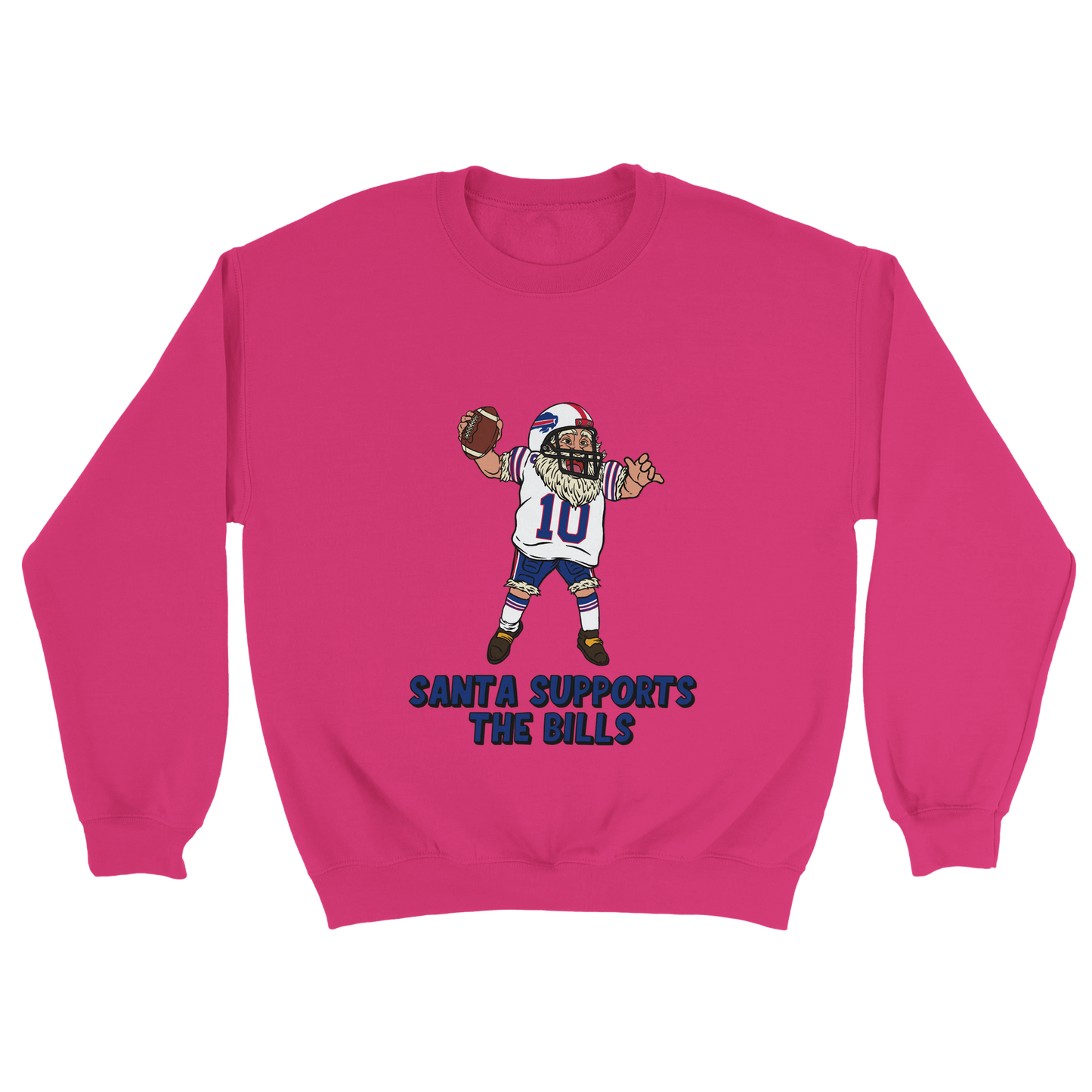 Buffalo Bills Unisex Crewneck Santa Sweatshirt