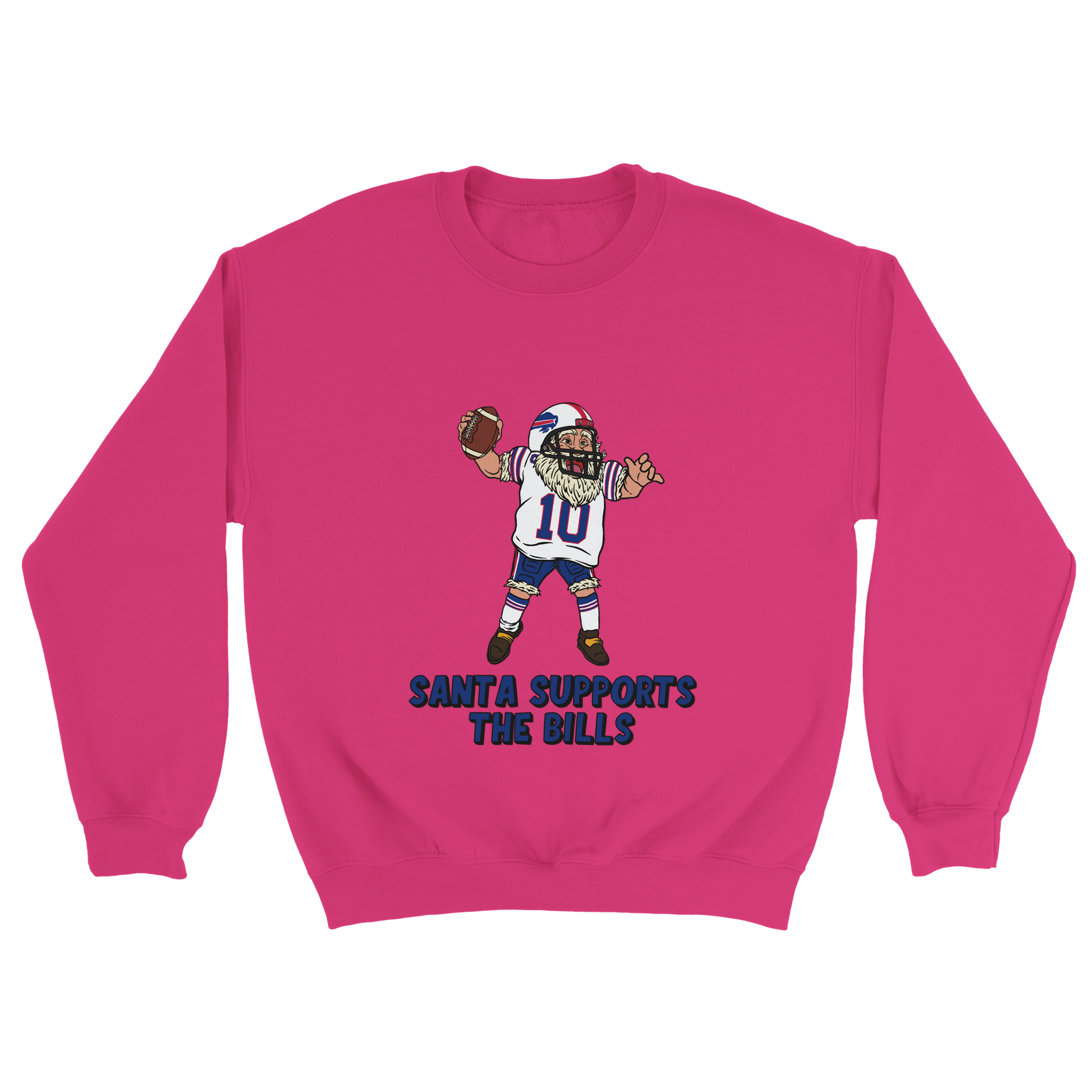 Buffalo Bills Unisex Crewneck Santa Sweatshirt