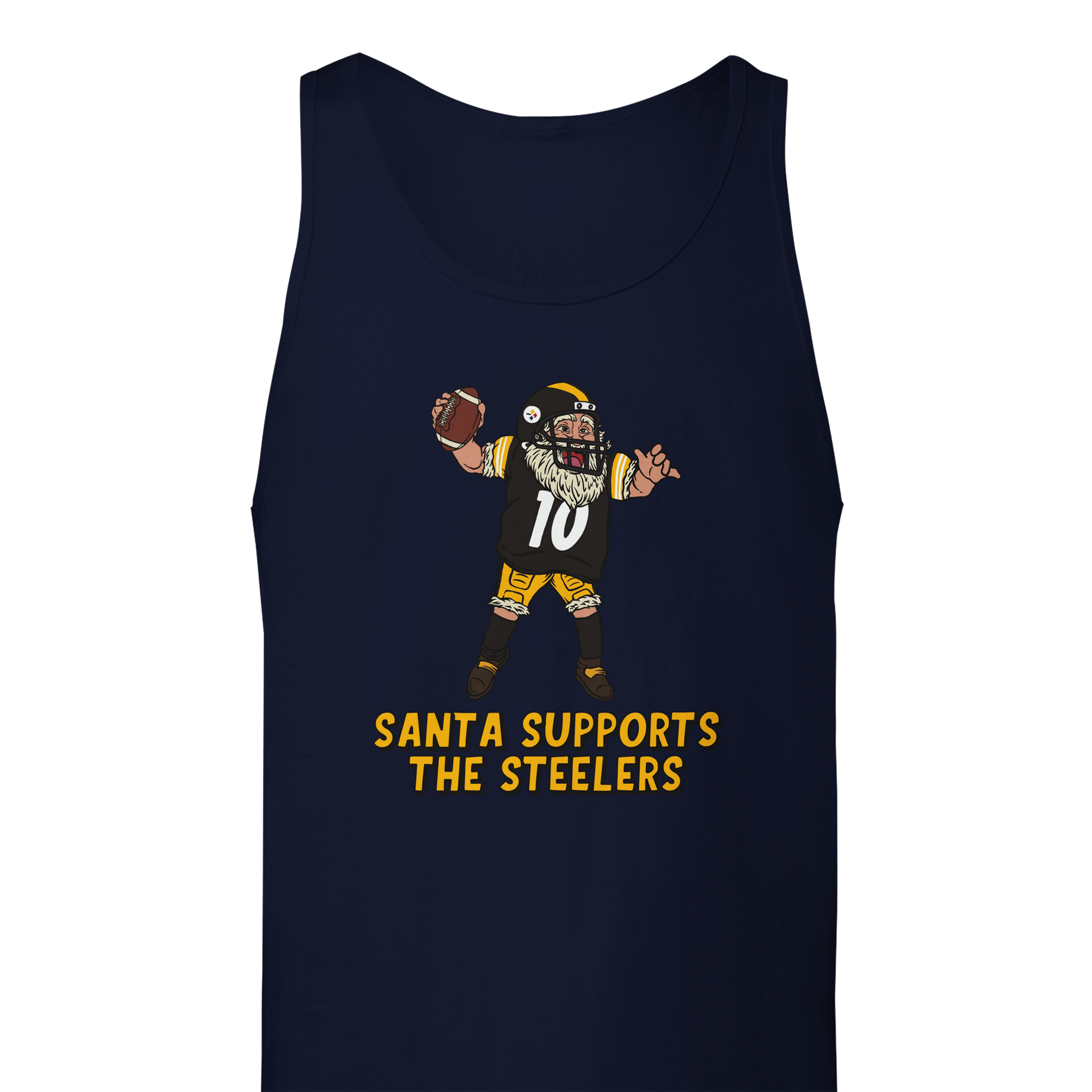 Pittsburgh Steelers Unisex Santa Tank Top