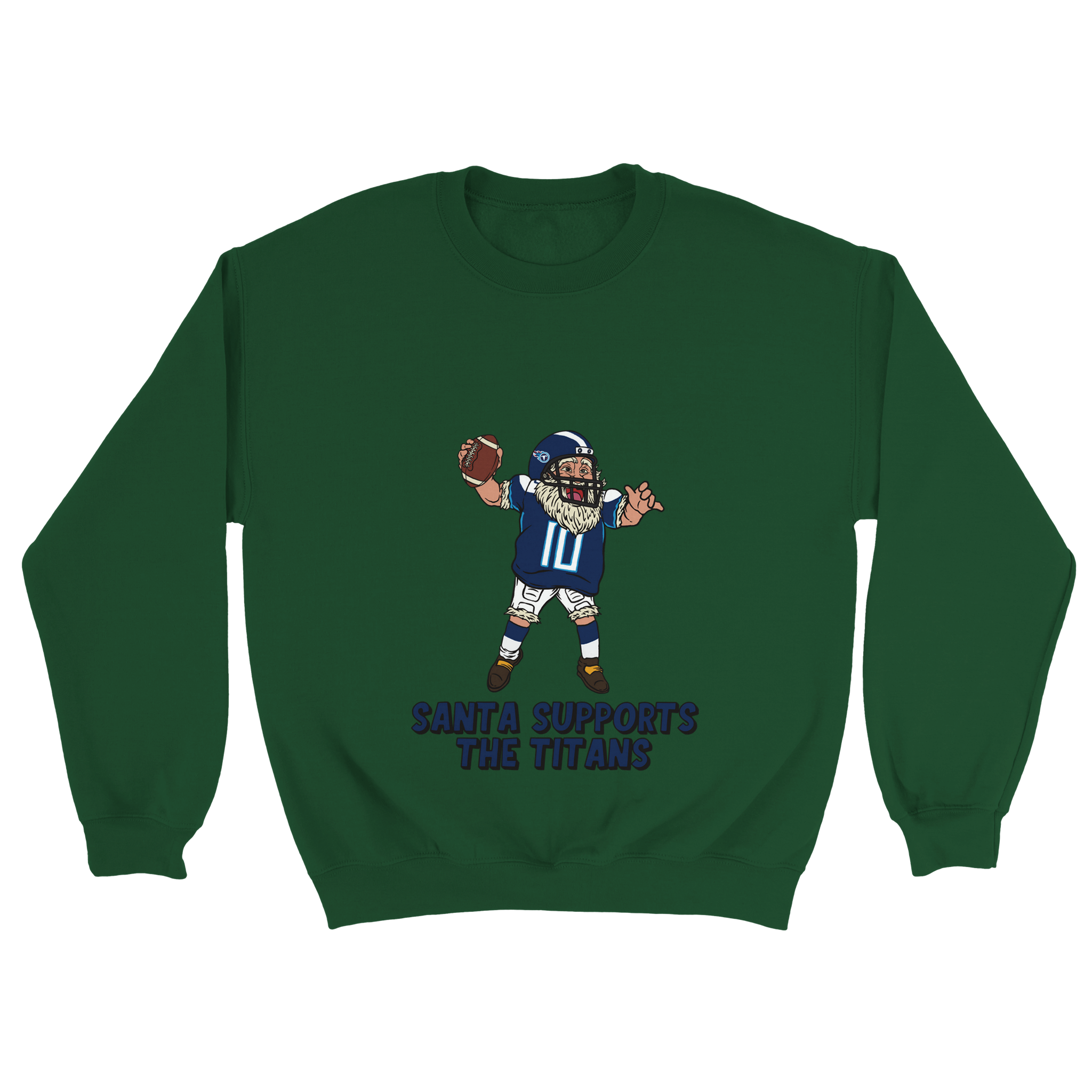 Tennessee Titans Unisex Crewneck Santa Sweatshirt