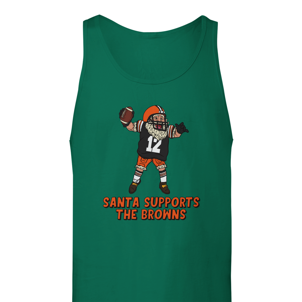 Cleveland Browns Unisex Santa Tank Top