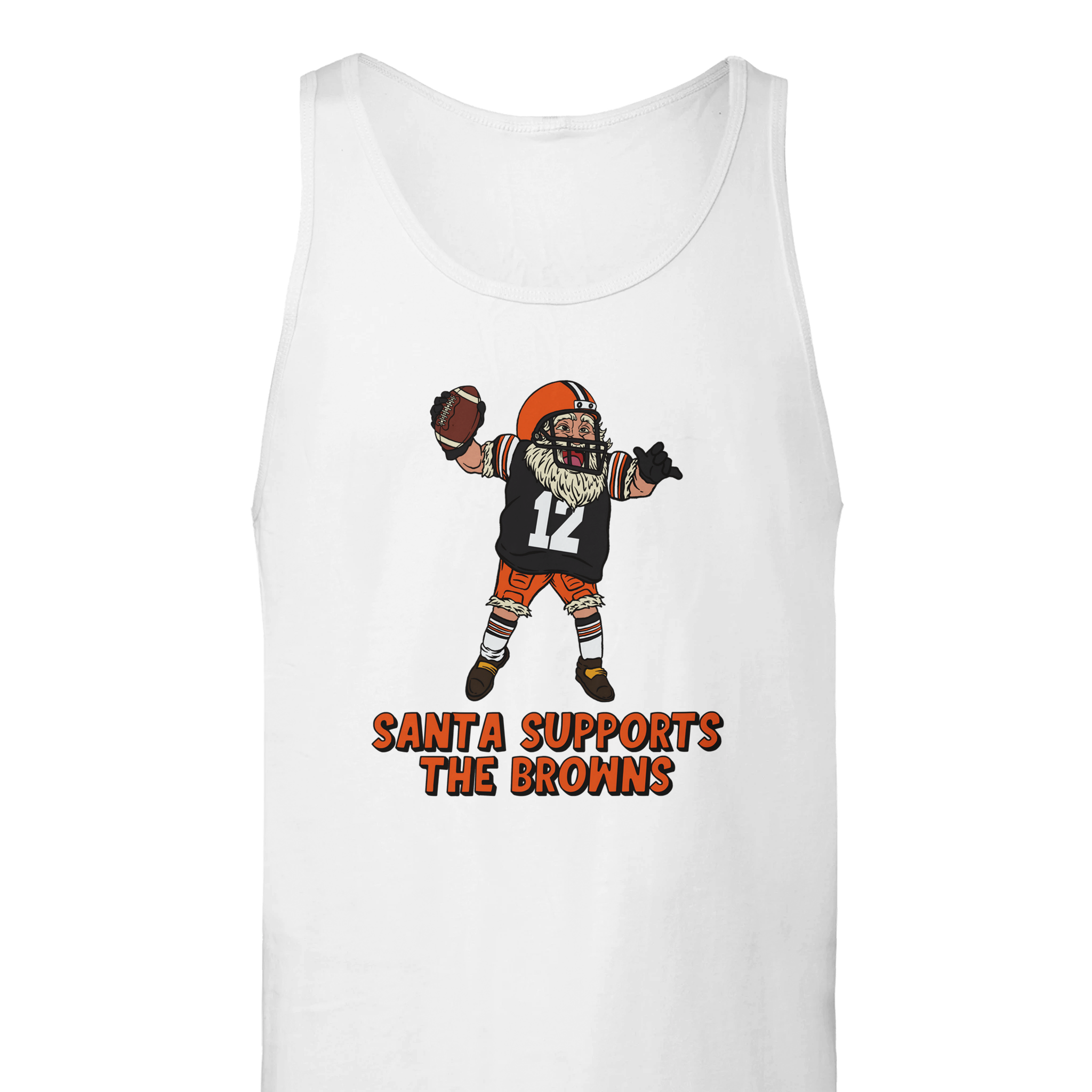 Cleveland Browns Unisex Santa Tank Top