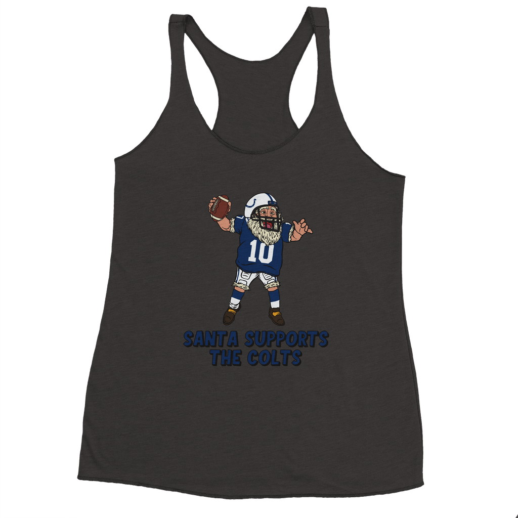Indianapolis Colts Women's Racerback Santa Tank Top
