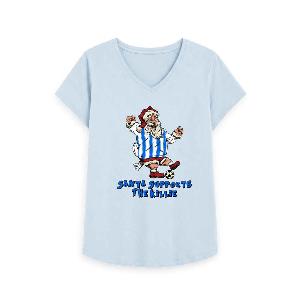 Sky Blue Printed T-shirt Front