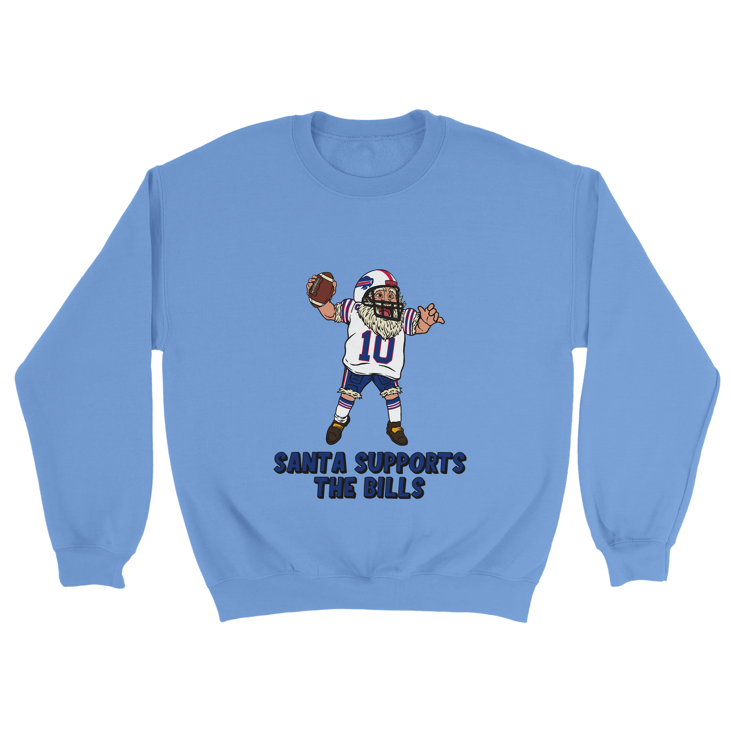 Buffalo Bills Unisex Crewneck Santa Sweatshirt