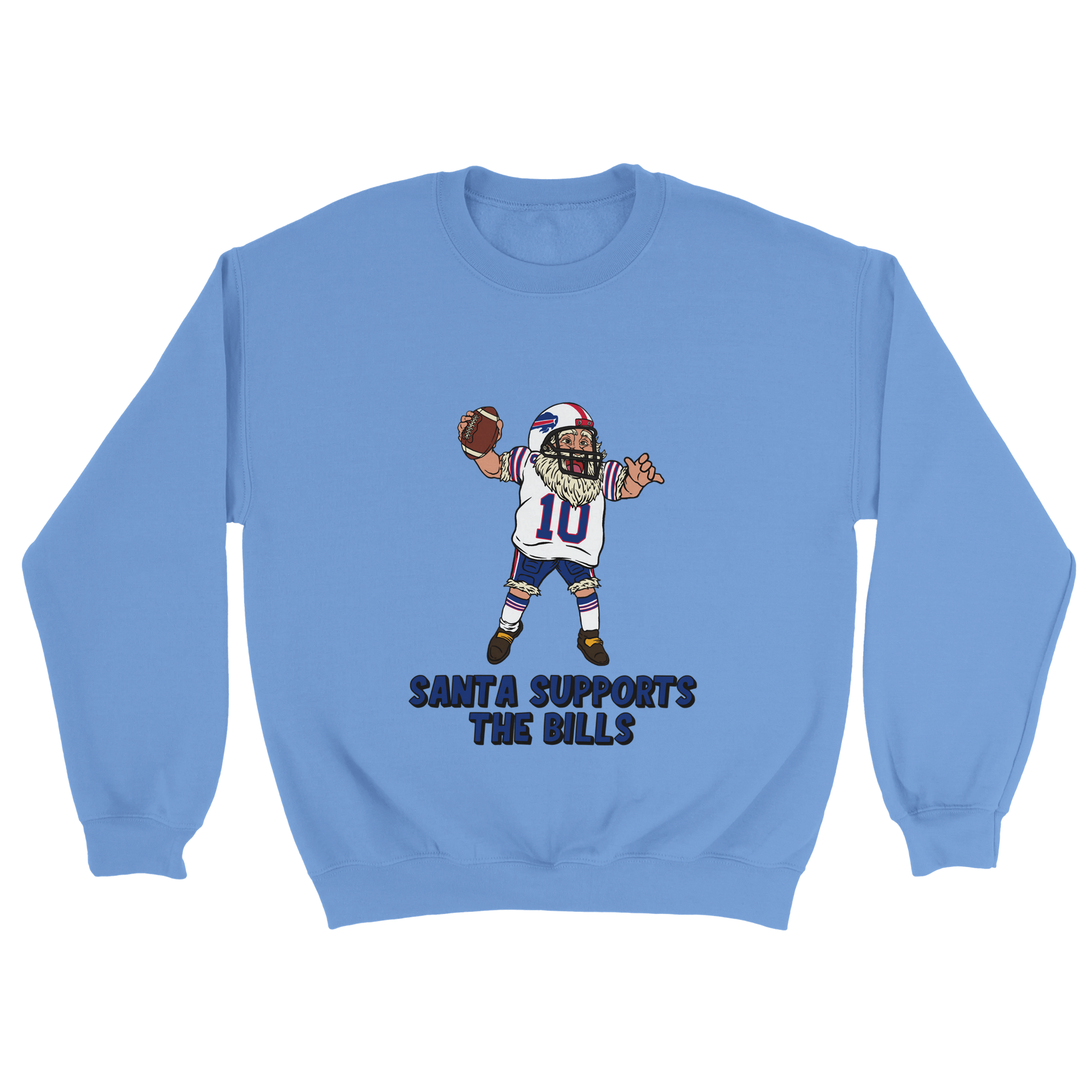 Buffalo Bills Unisex Crewneck Santa Sweatshirt