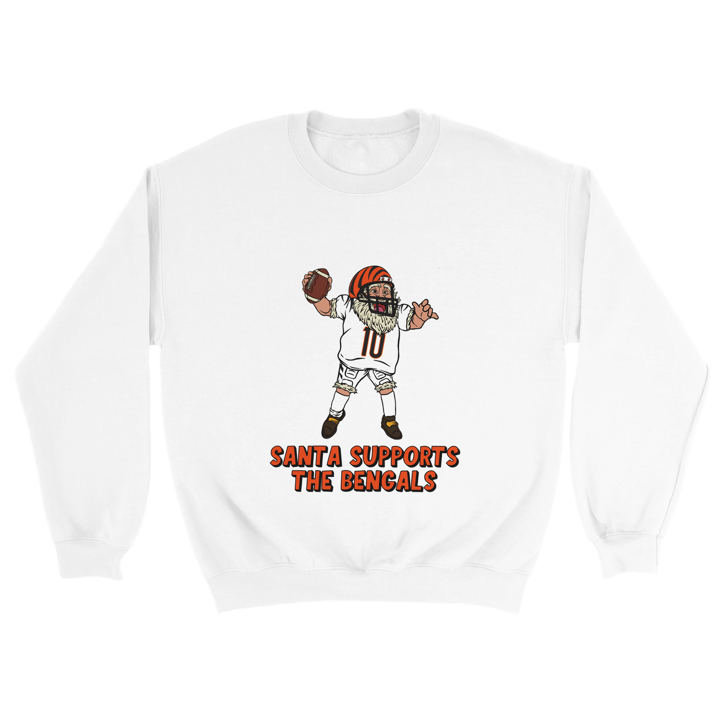 Cincinnati Bengals Unisex Crewneck Santa Sweatshirt