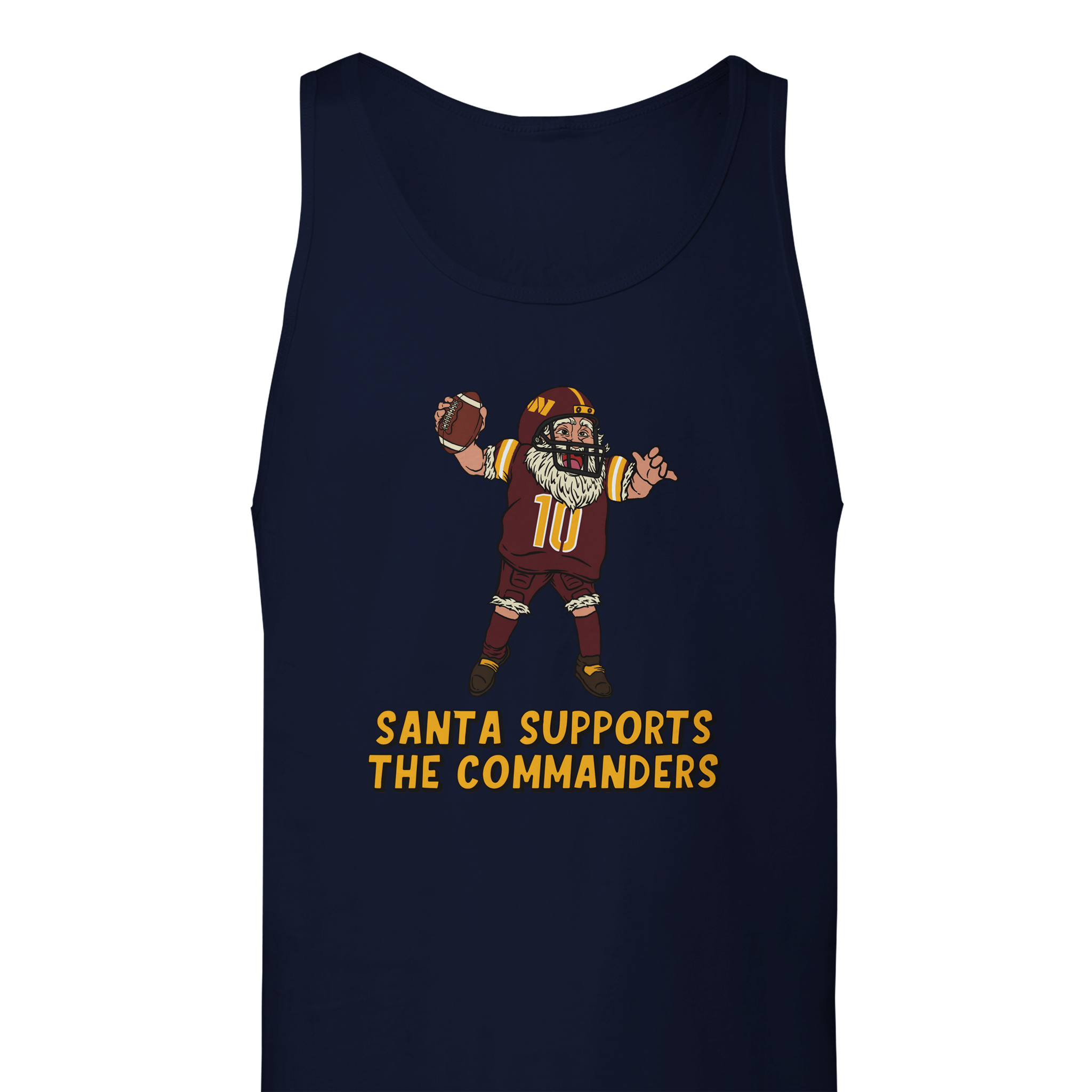 Washington Commanders Unisex Santa Tank Top
