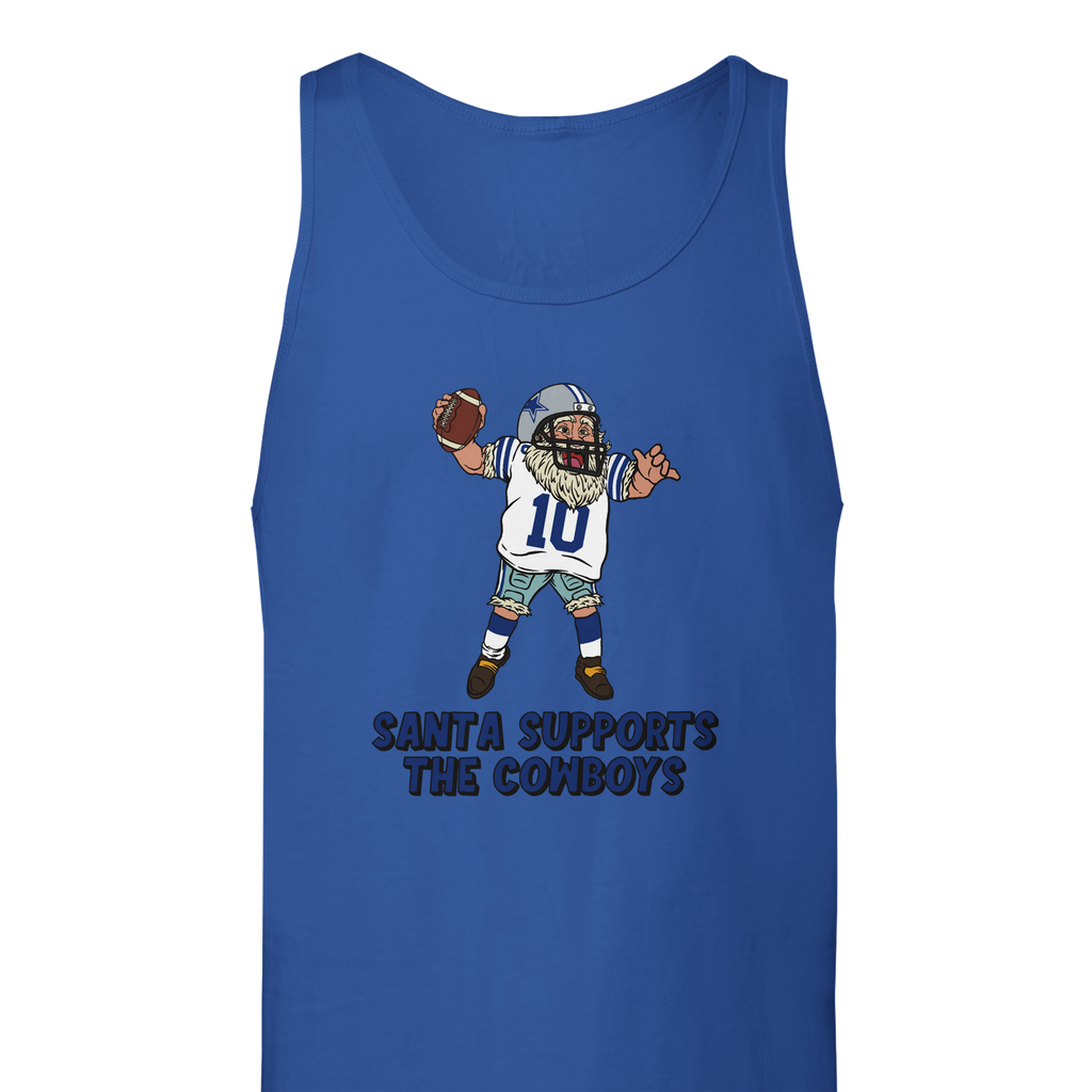 Dallas Cowboys Unisex Santa Tank Top