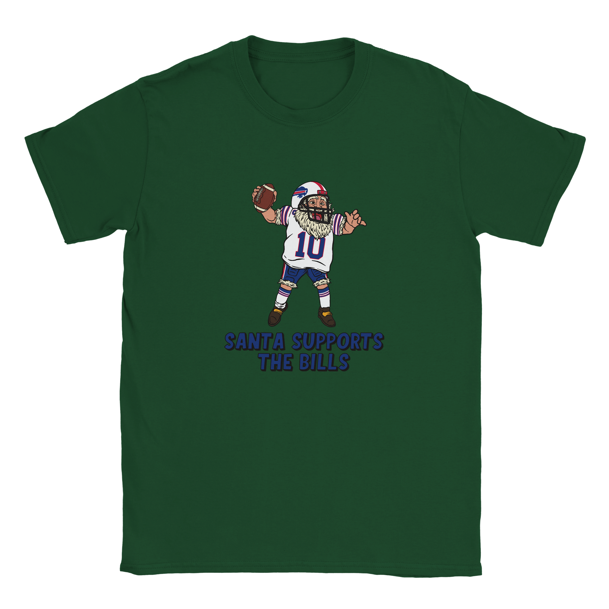 Buffalo Bills Kids Crewneck Santa T-shirt