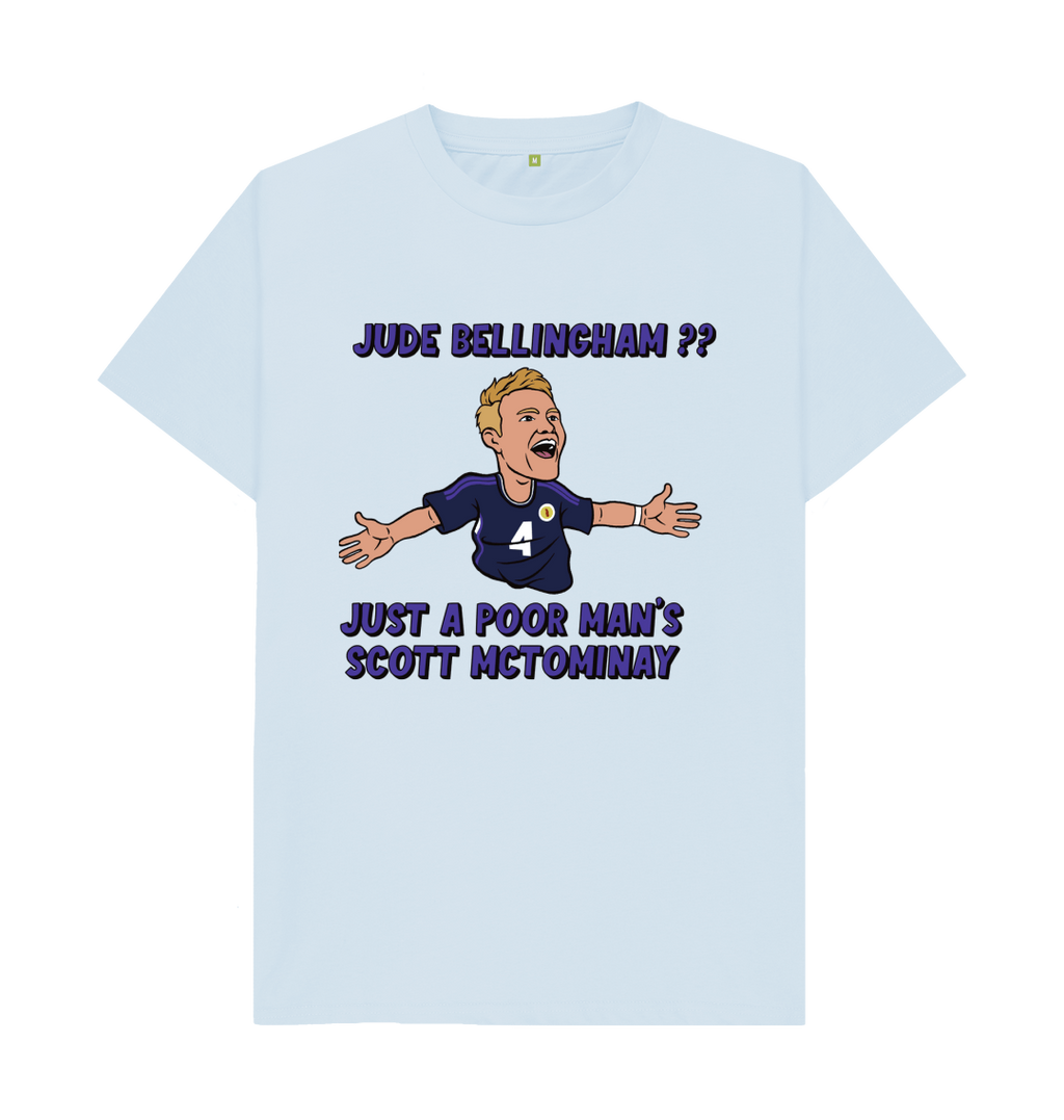 Sky Blue Printed T-shirt Front