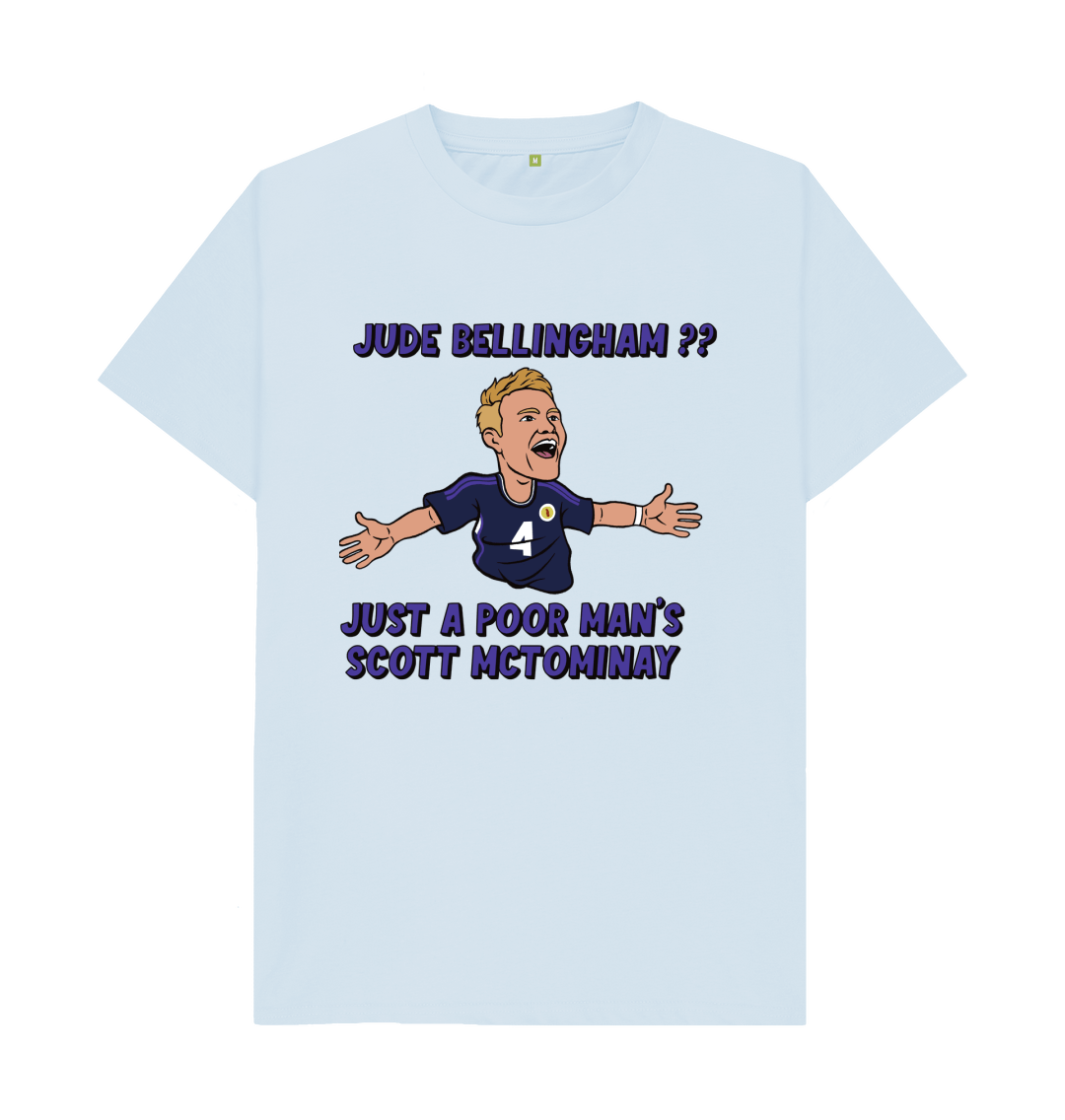 Sky Blue Printed T-shirt Front