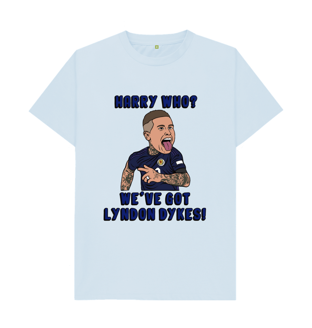 Sky Blue Printed T-shirt Front