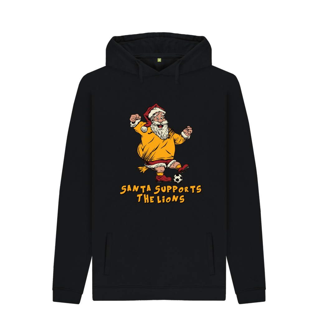 Black Printed Hoody Front