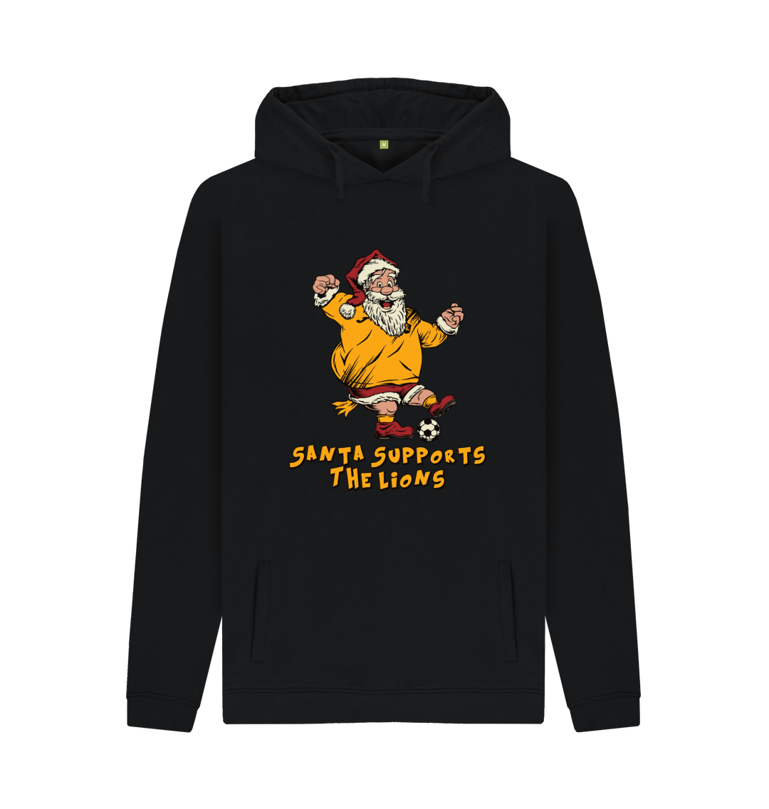 Black Printed Hoody Front
