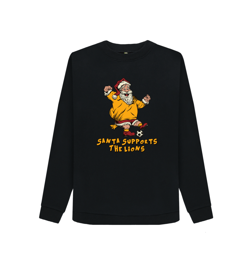 Black Printed Sweater Front