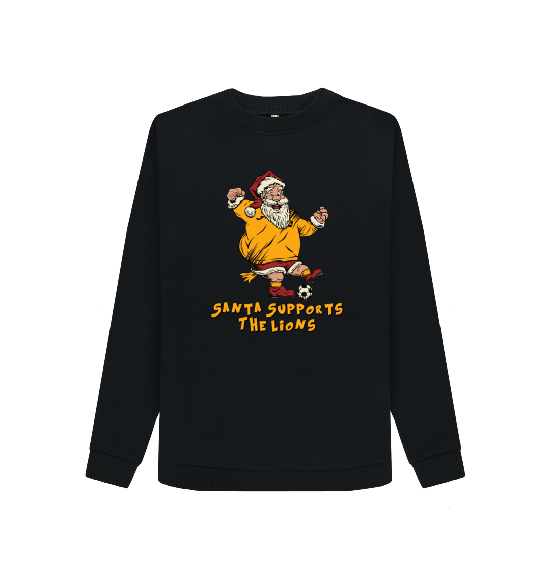 Black Printed Sweater Front