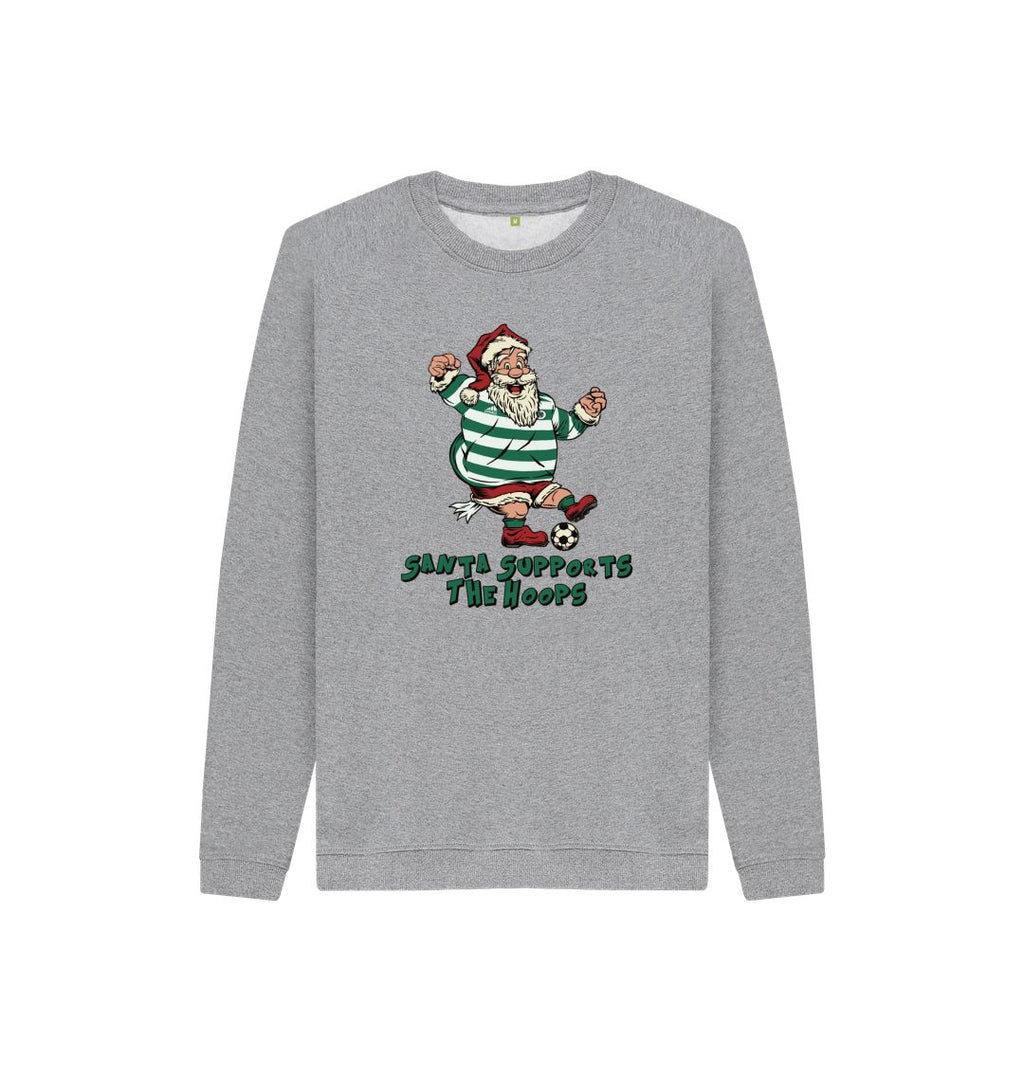 Athletic Grey Celtic Kids Santa Jumper