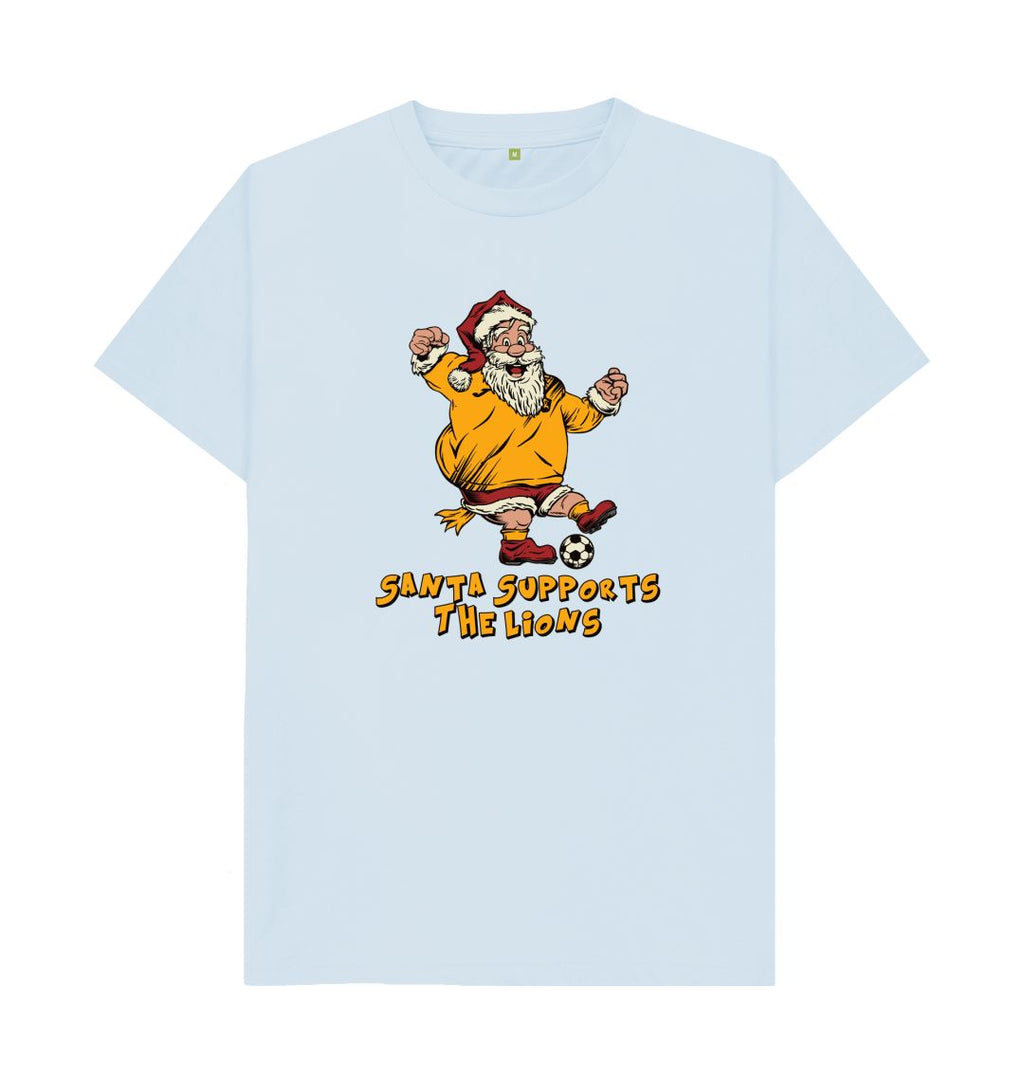 Sky Blue Livingston Men's Santa T-shirt